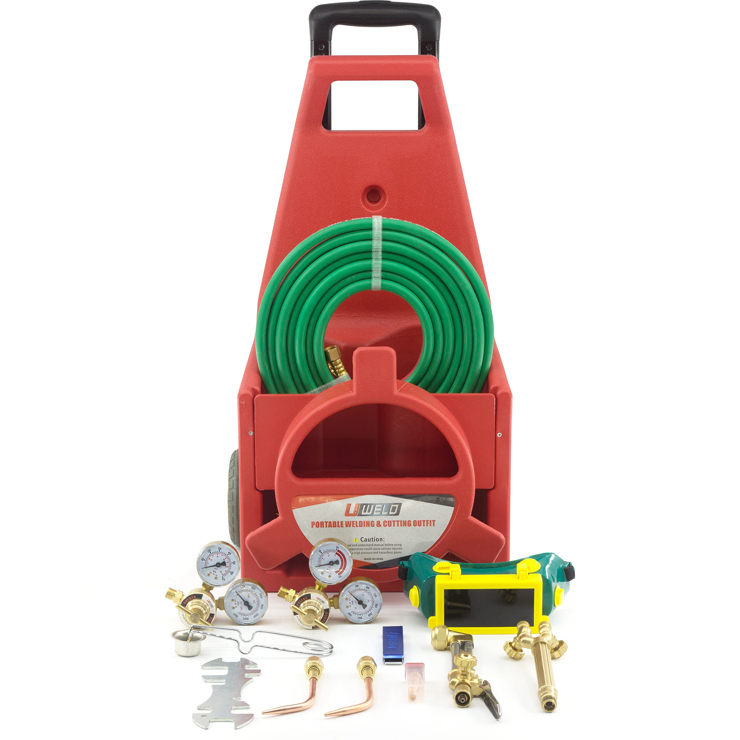 Buy Upgraded Version Professional Portable Tote Oxy Acetylene Welding