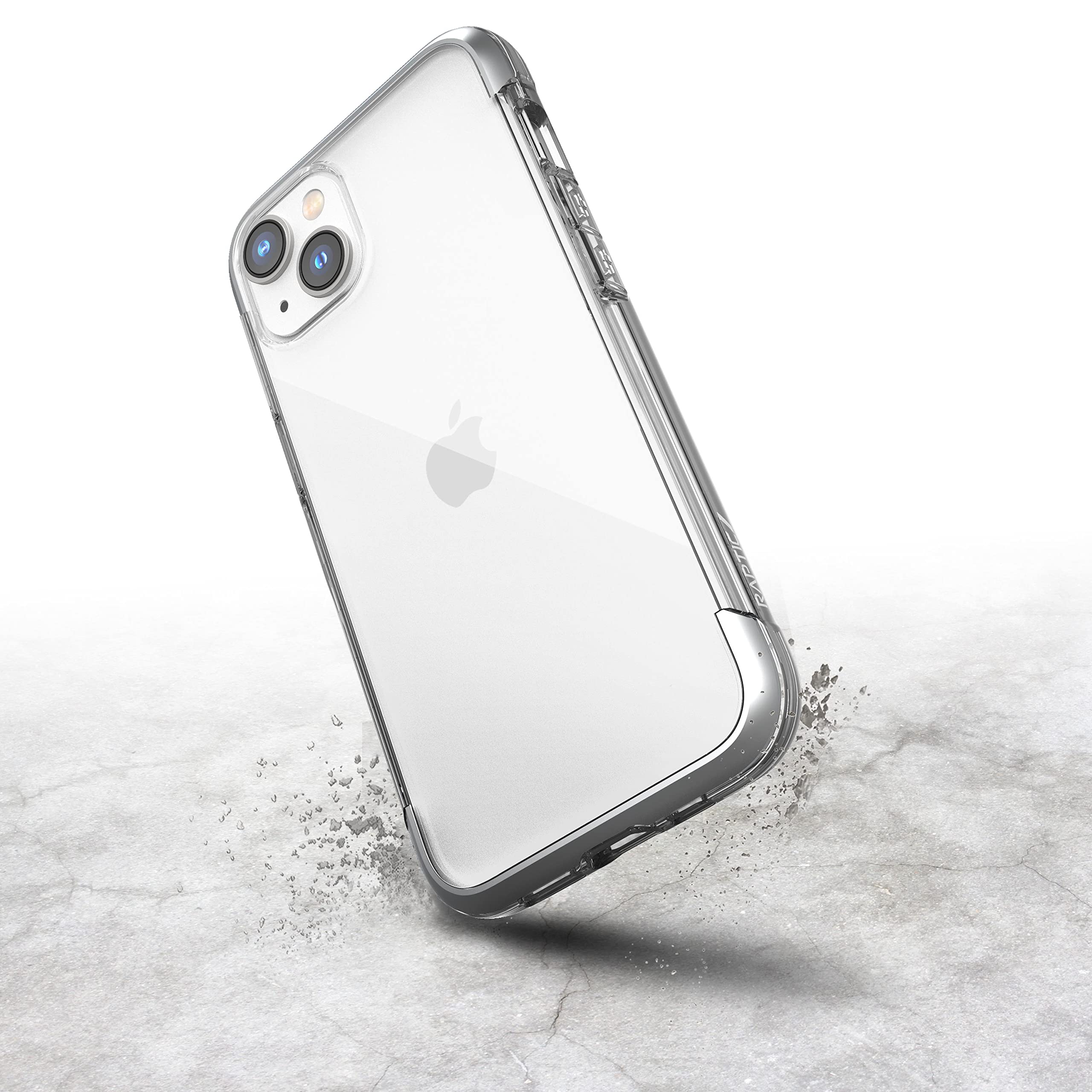 X-Doriafor iPhone 14 Plus Case - Raptic Air Protector Case - Anti-Scratch - Drop Resistant Protective Cover - Shockproof - Full Slim Bumper Protection Back Cover for iPhone 14 Plus 6.7" - Silver