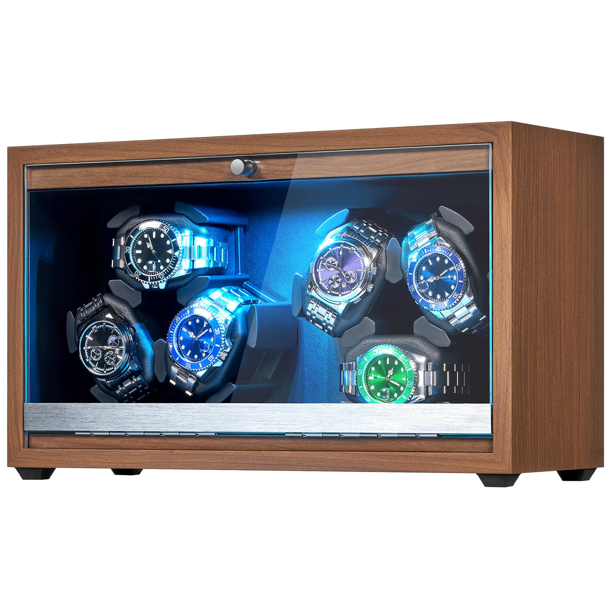 Amazon.com: ANWBROAD Watch Winder 6 with LED and Super Quiet Motor