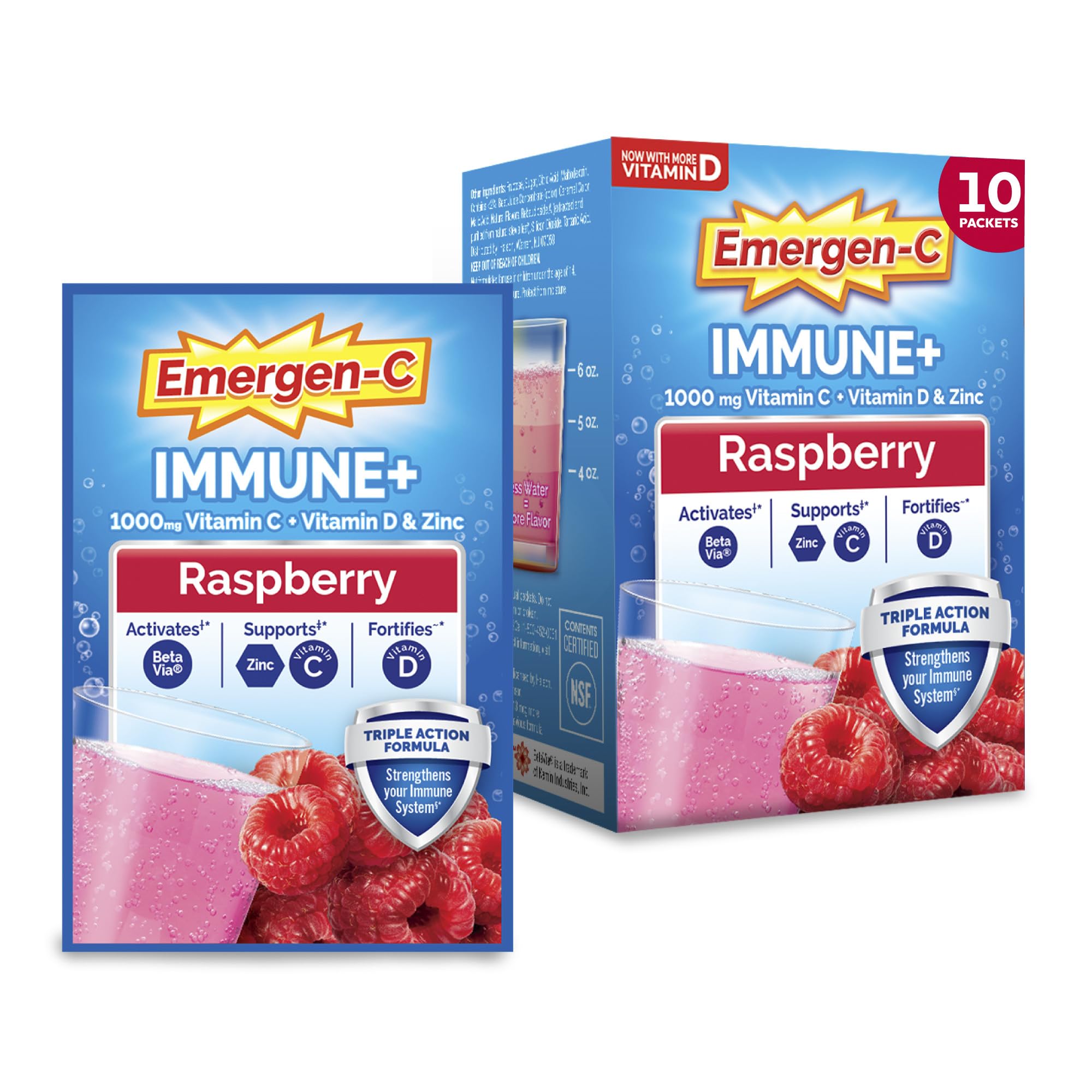 Amazon.com: Emergen-C Immune+ Triple Action Immune Support Powder