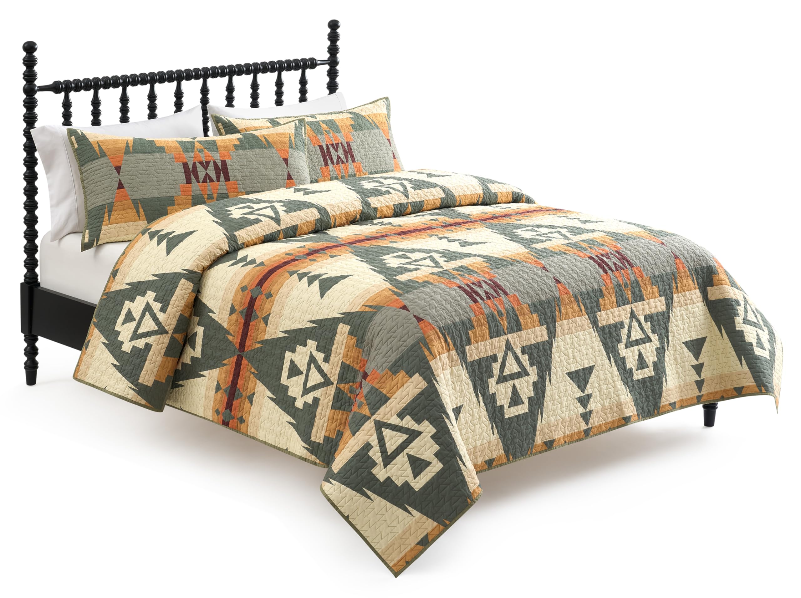Amazon.com: Pendleton Quilt Set – 100% Cotton 3 Piece Quilt Set