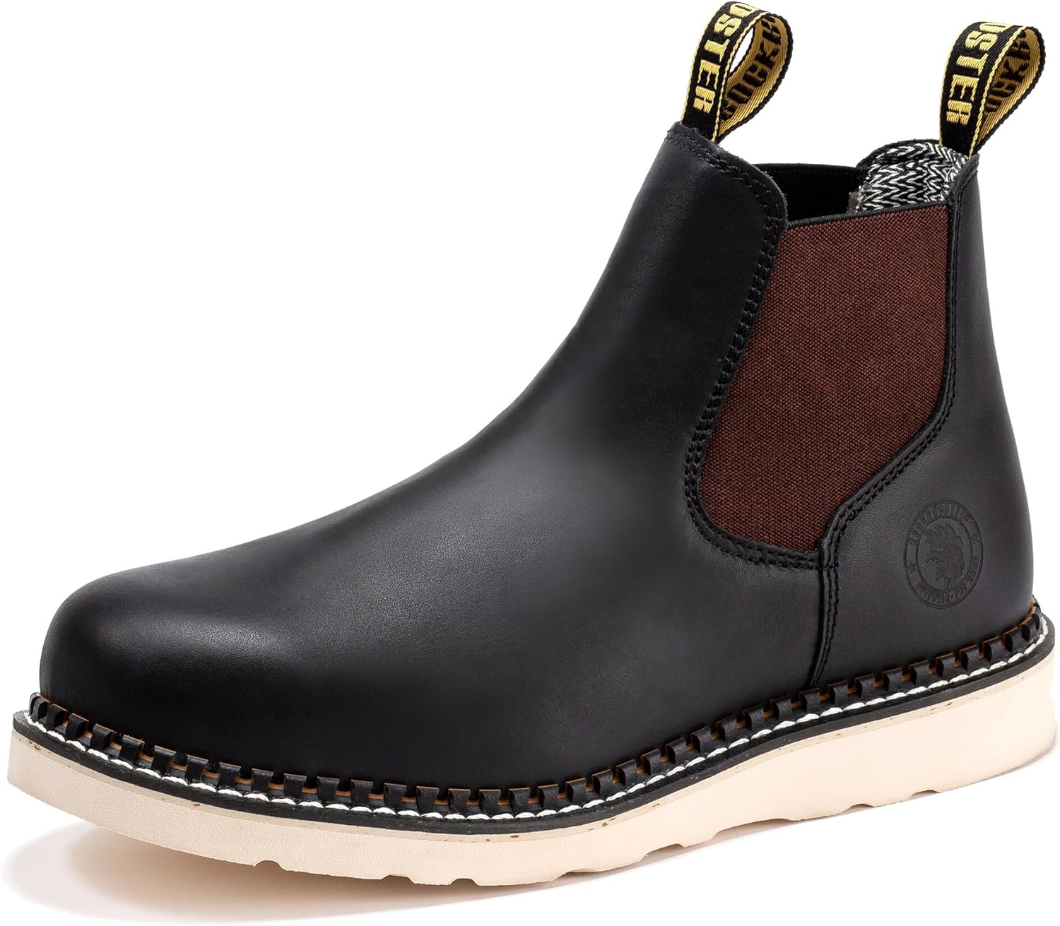 ROCKROOSTER Men's Chelsea Boots - Steel Toe Protection