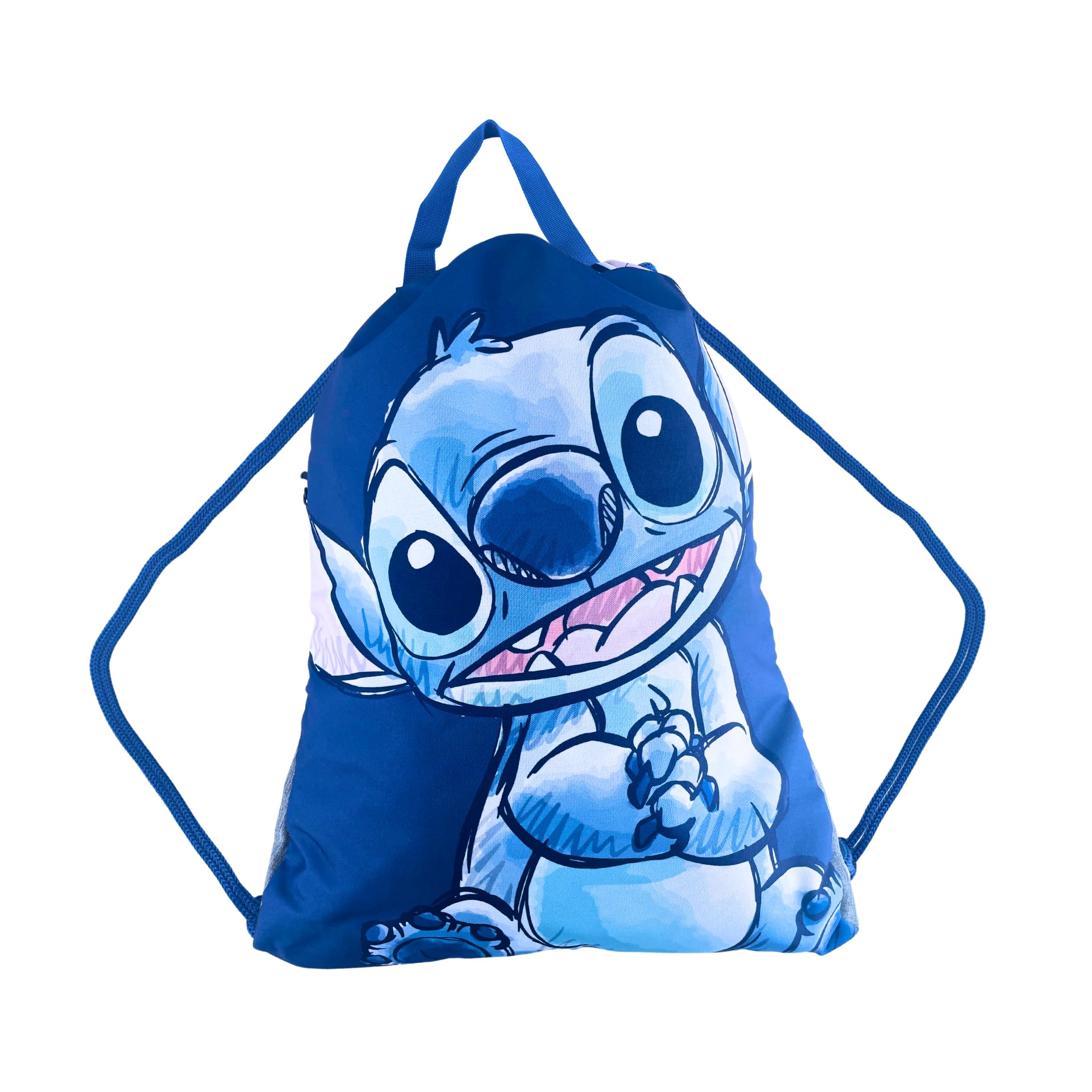 Disney Stitch Mochila de Gimnasio, Mochila Cuerdas, Bolsa de Equipaje, Mochila Saco de Viaje, Regalo para Niñas y Adolescentes