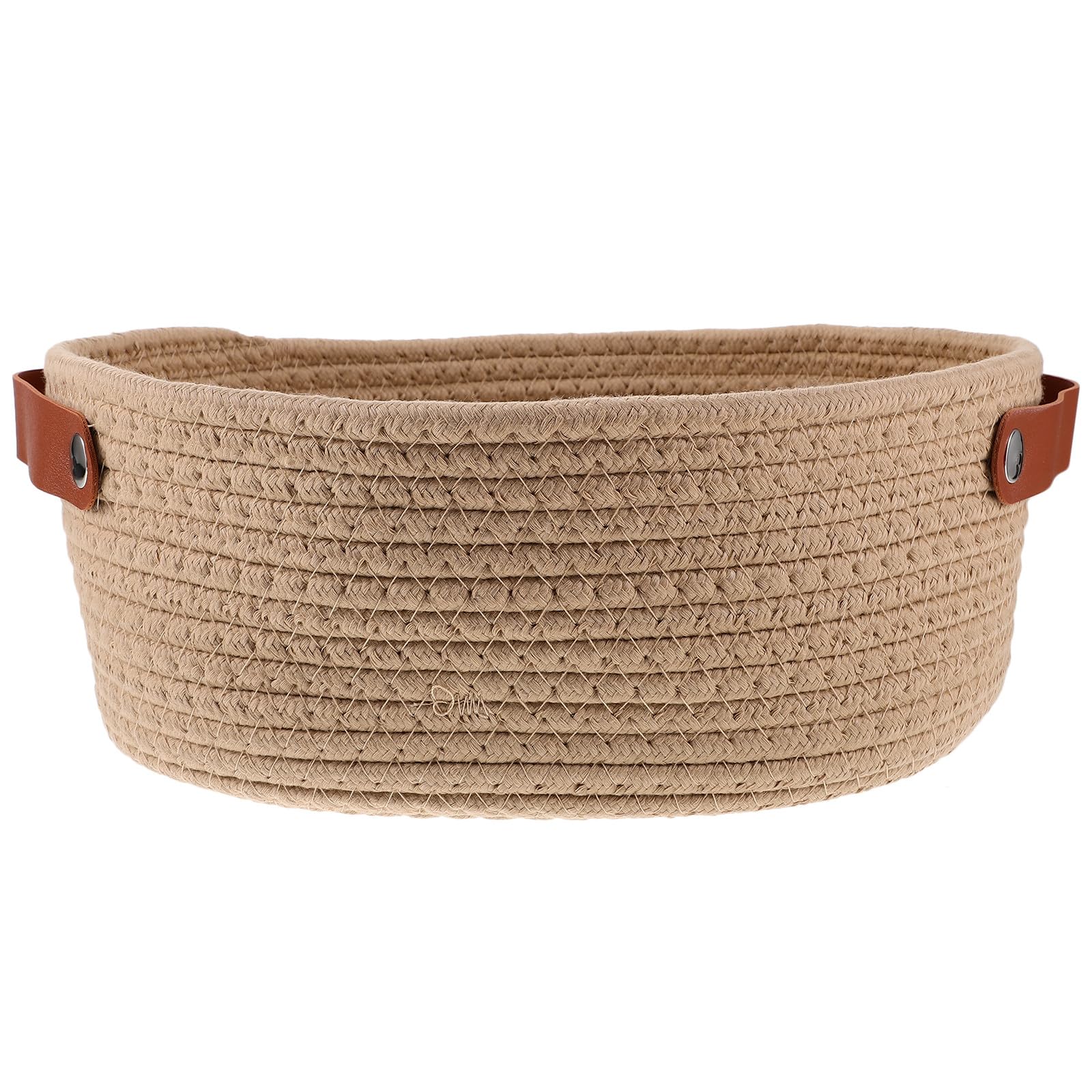 Panier tissé corde coton OUNONA pour résoudre le désordre sur vos tables et bureaux