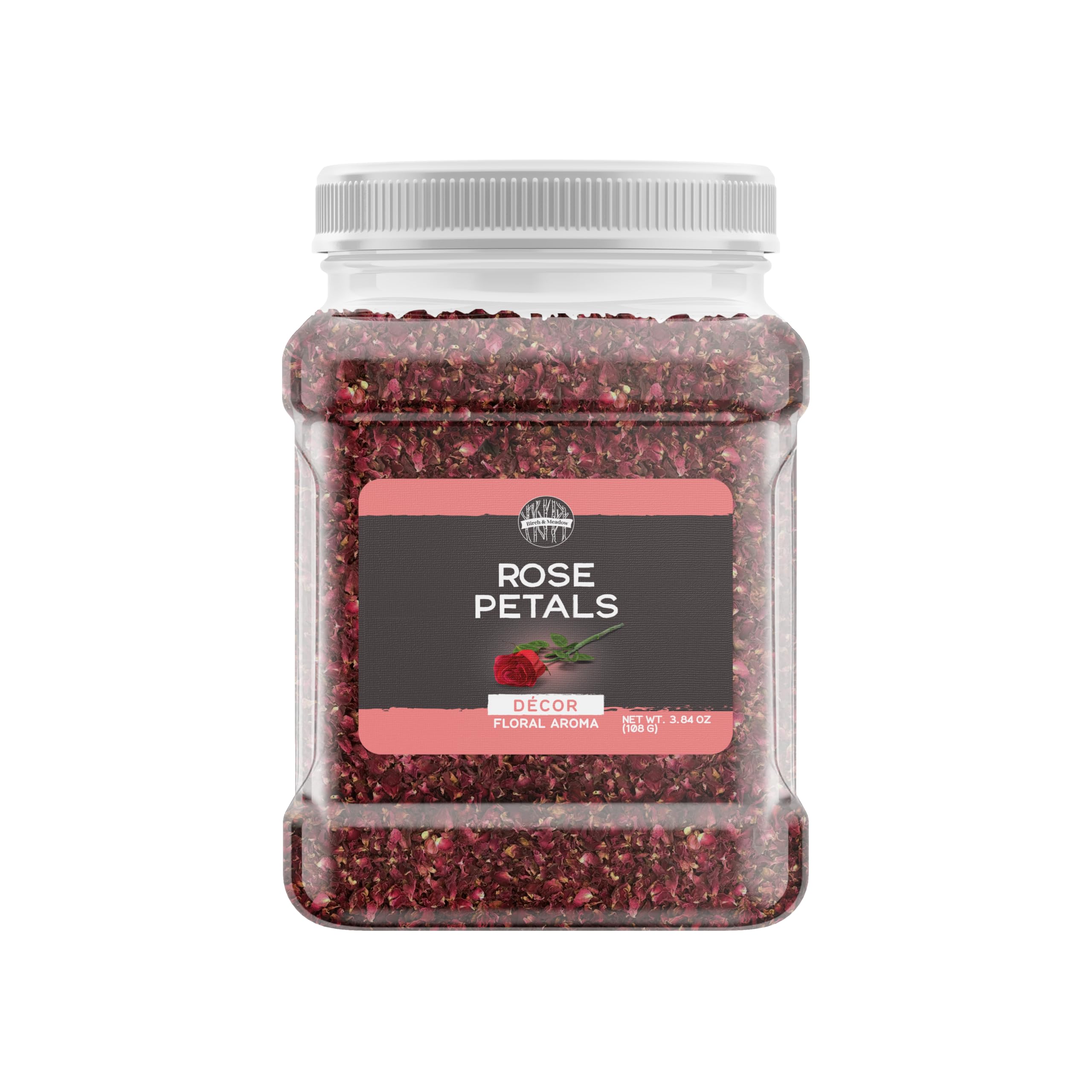 Birch & Meadow 4 Cups of Rose Petals, Edible, Teas, Soaps