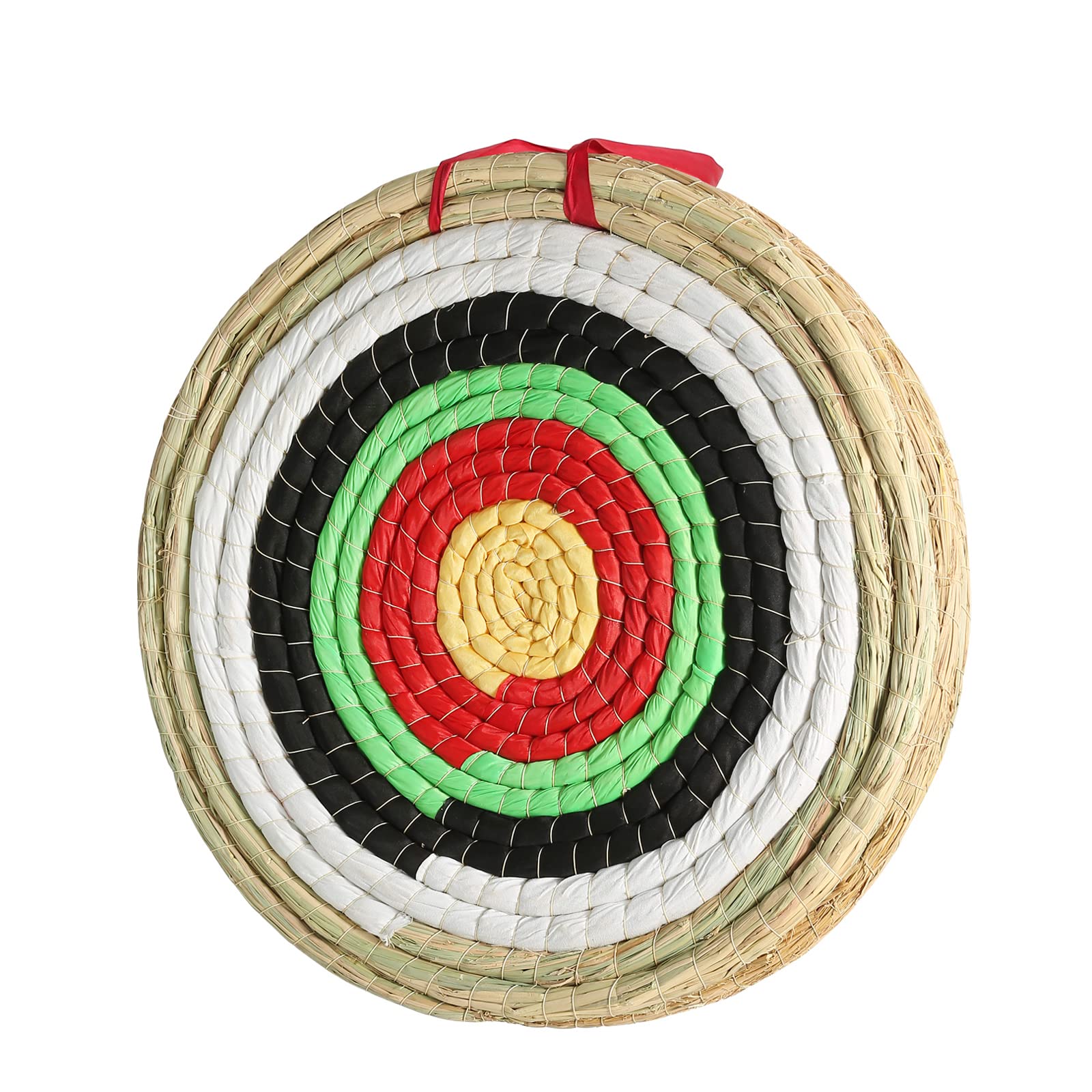 HYBDAMAI Archery Targets Traditional Solid Straw Round Archery Target, Arrow Target for Recurve Bow Longbow or Compound Bow, for Kids Youth Adult Archery Hunting Backyard Practice