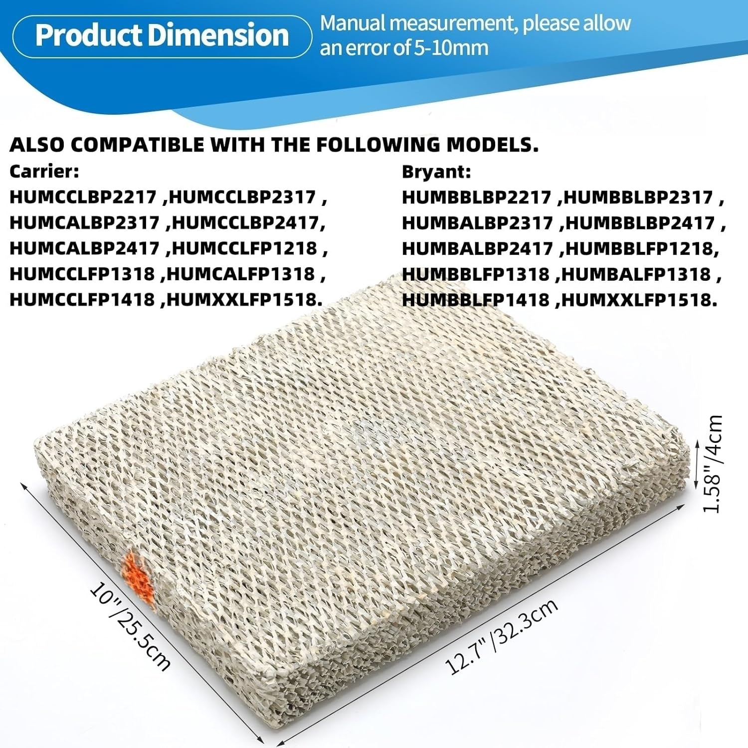 35 Water Panel Humidifier Replacement Filter Made of Aluminum mesh Compatible with AprilAire Humidifier Models 350, 360, 560, 560A, 568, 600, 600A, 600M, 700, 700A, 700M, 760, 760A, 768(4Pack)