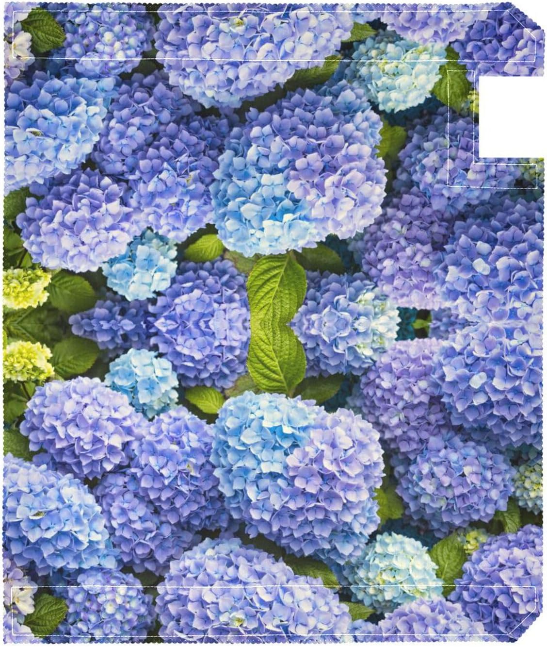 ALAZA Blue Hydrangea Flowers Magnetic Mailbox Cover MailWraps Garden Yard Home Decor for Outside Standard Size-18"x 20.7"