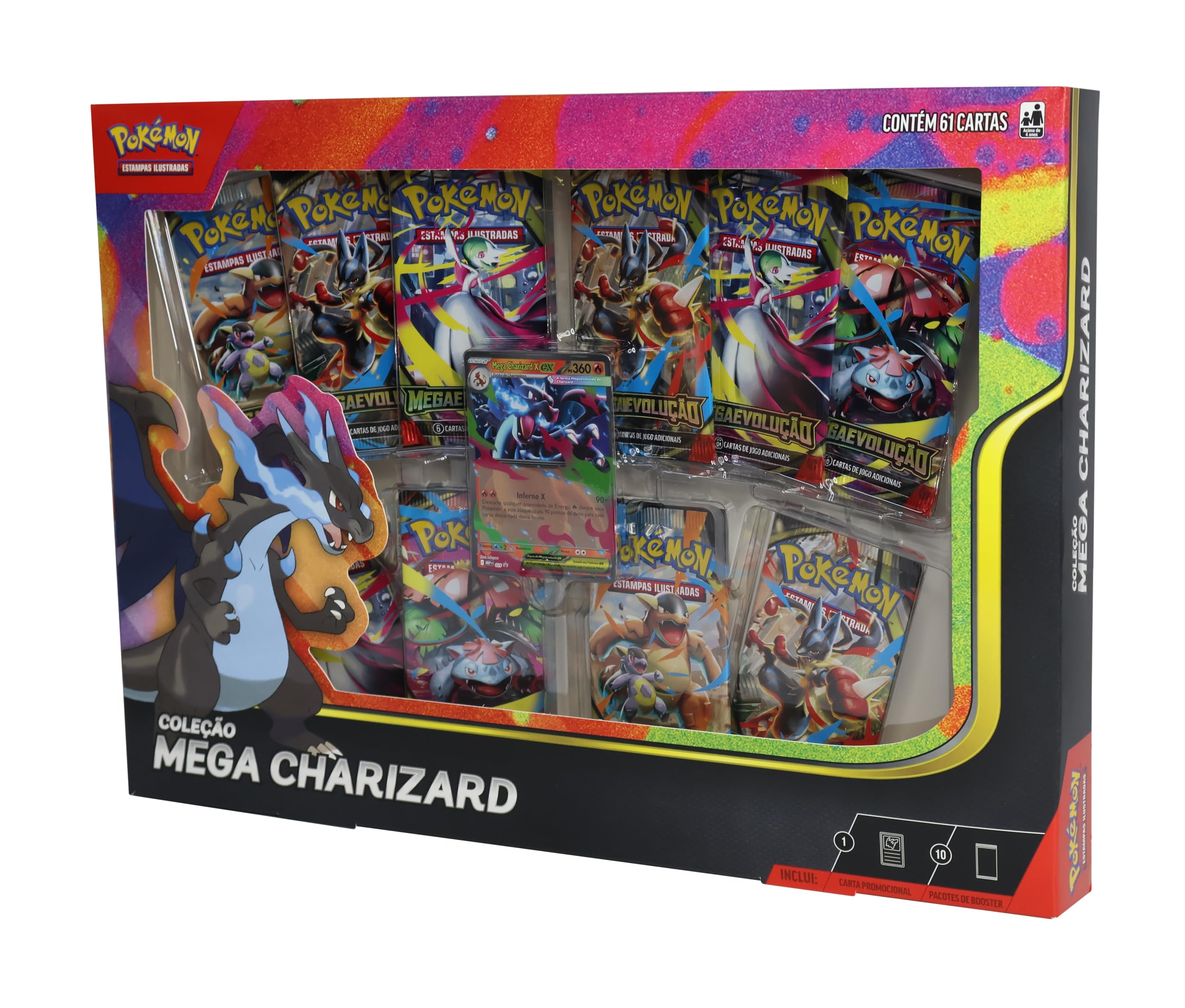 Pokémon TCG, Box Mega Charizard X | Amazon.com.br