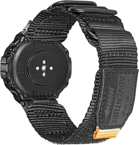 Miniatura 1 de torbollo Correas de reloj compatibles con Huami Amazfit T-RexT-Rex 2T-Rex ProT-Rex Ultra, correa deportiva de nailon resistente con diseño de bucle
