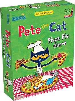 University Games Pete the Cat Pizza Pie Game Green, Ages 3 years and Up