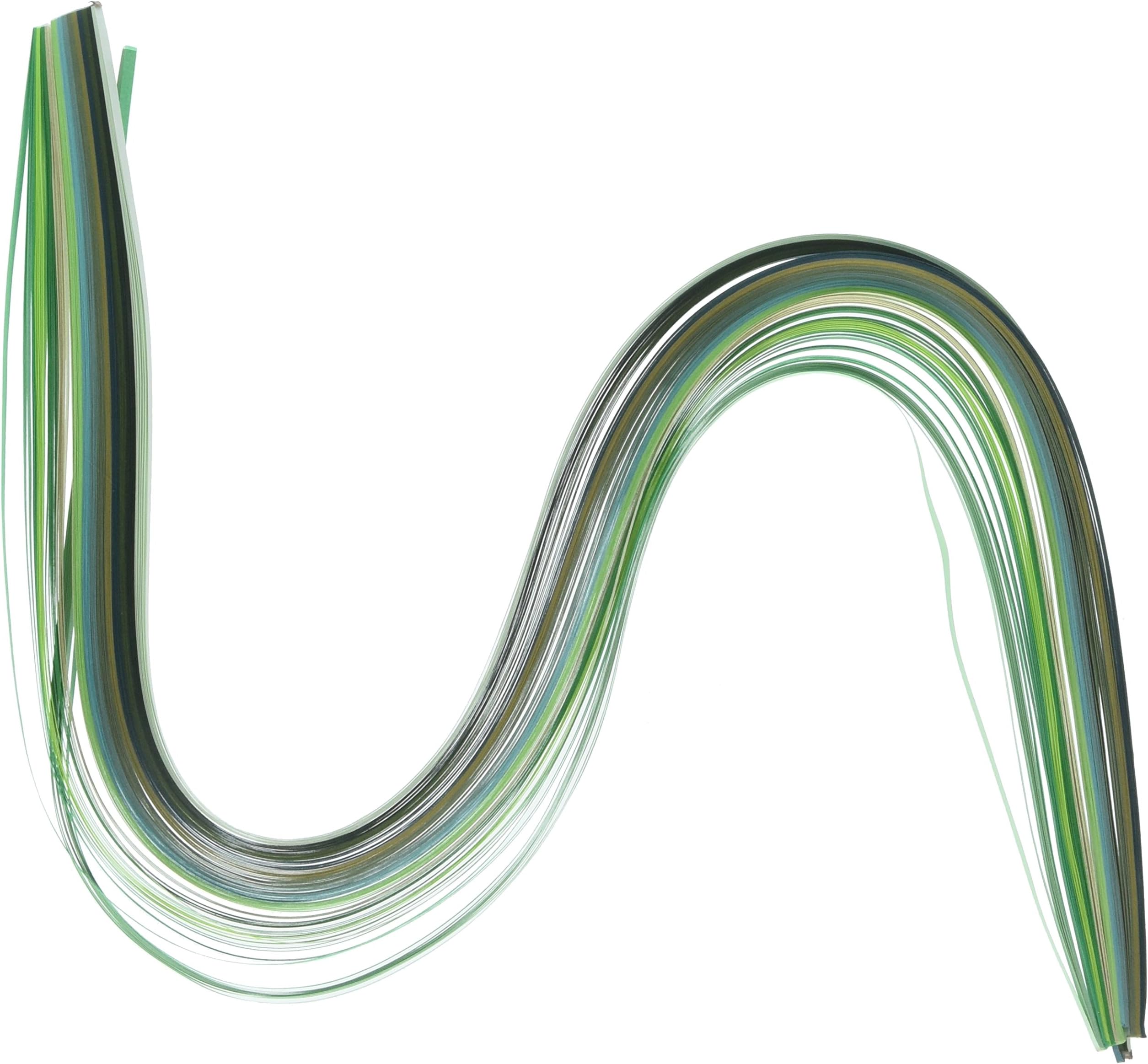 PAPLIN PAPER Paplin Quilling Strip, Green, 1/8"