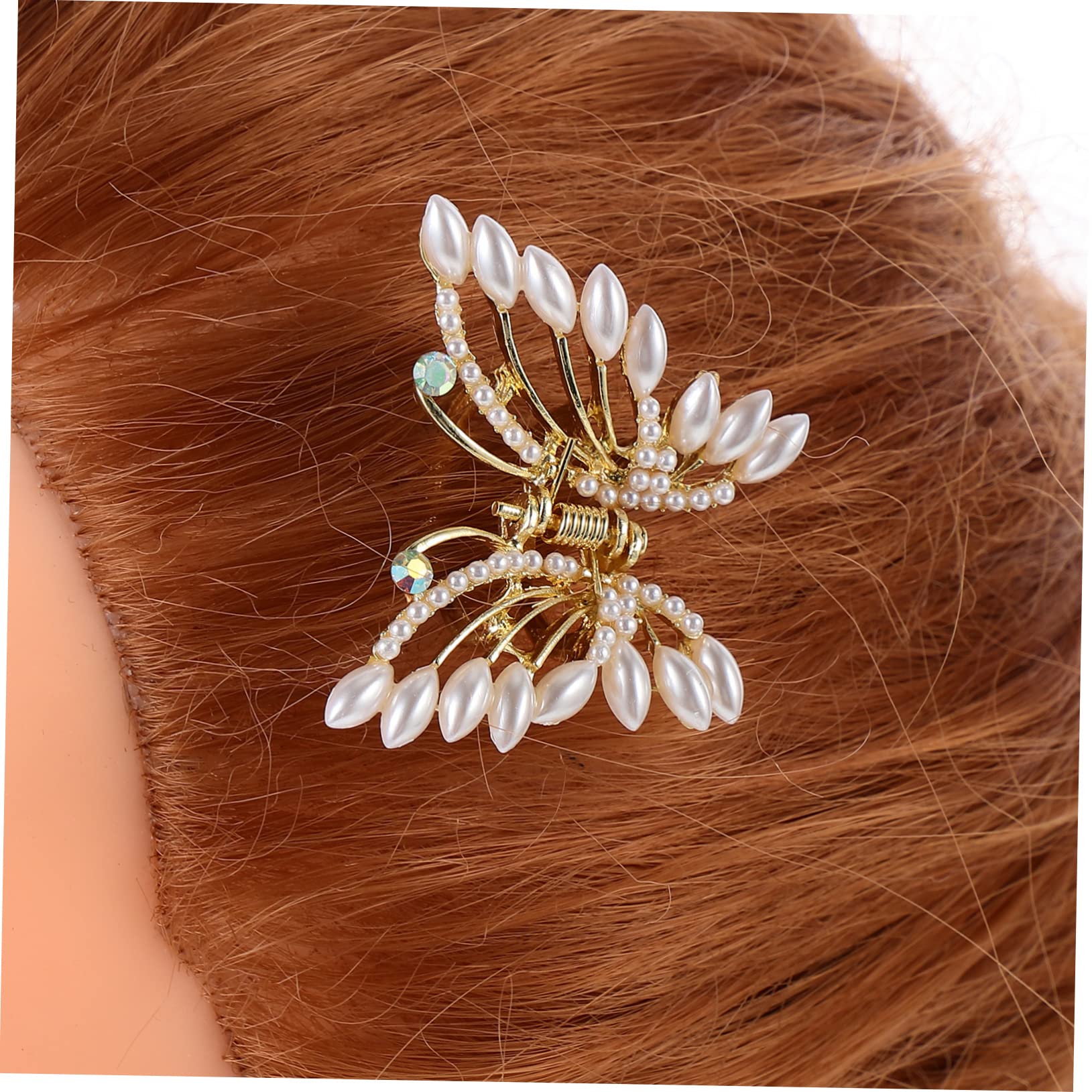 FRCOLOR 6 horquillas para el pelo, pinzas pequeñas para el pelo, tiara, pinza para el pelo, pinza de pinza, pinza para el pelo para mujeres, mini tocado, pinza de garra