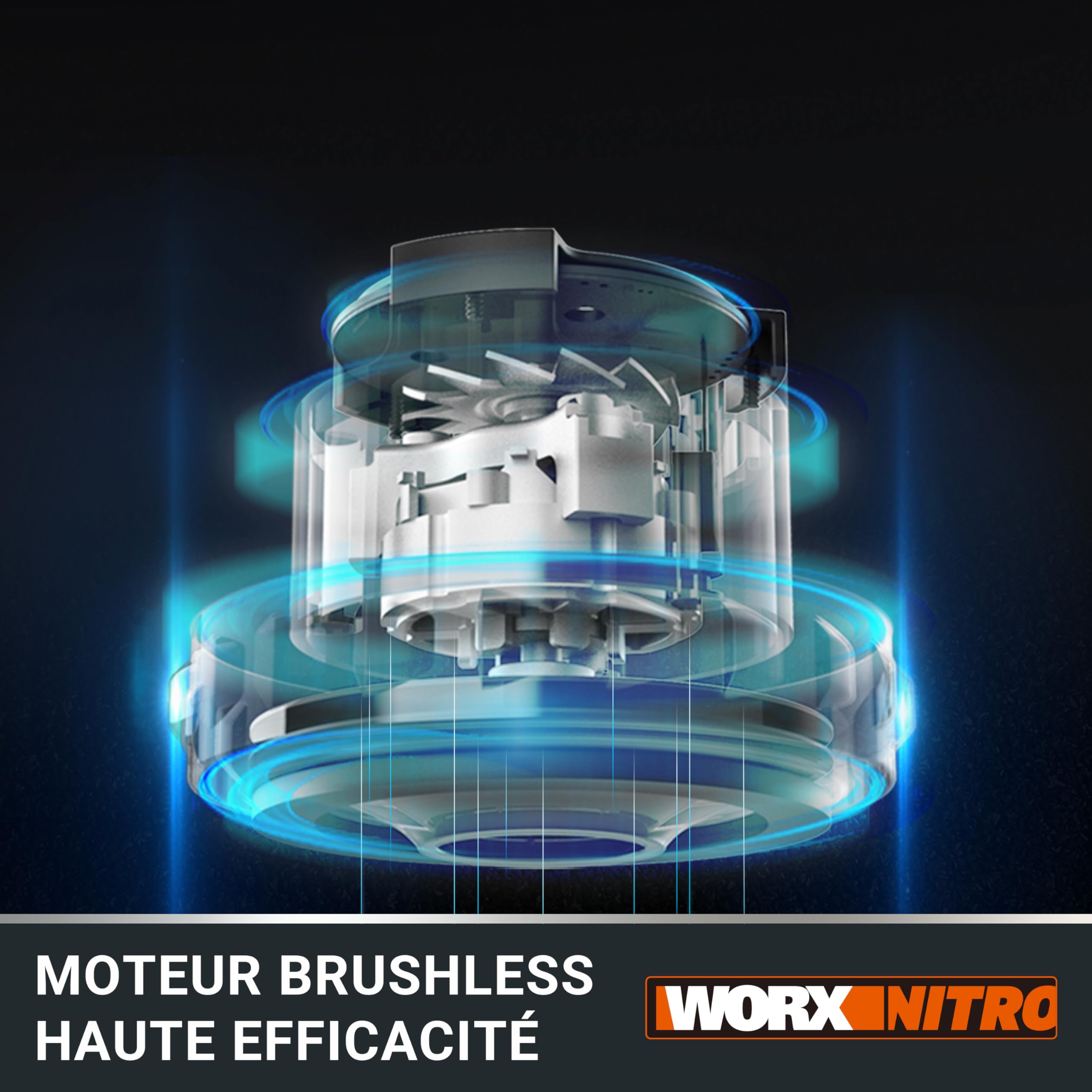 WORX Aspirateur Eau et poussières Brushless 20V WX031.9
