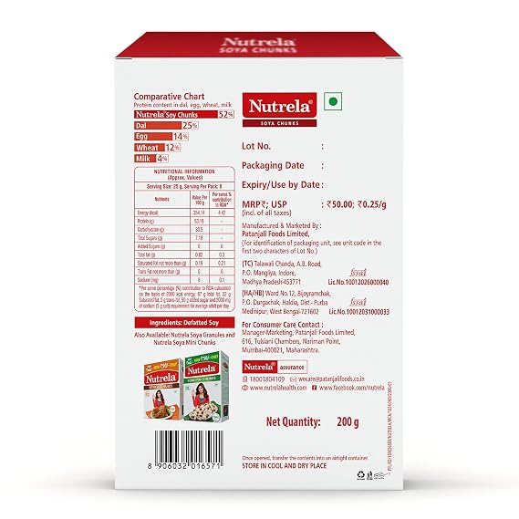 Nutrela Soya Chunks 220 gms