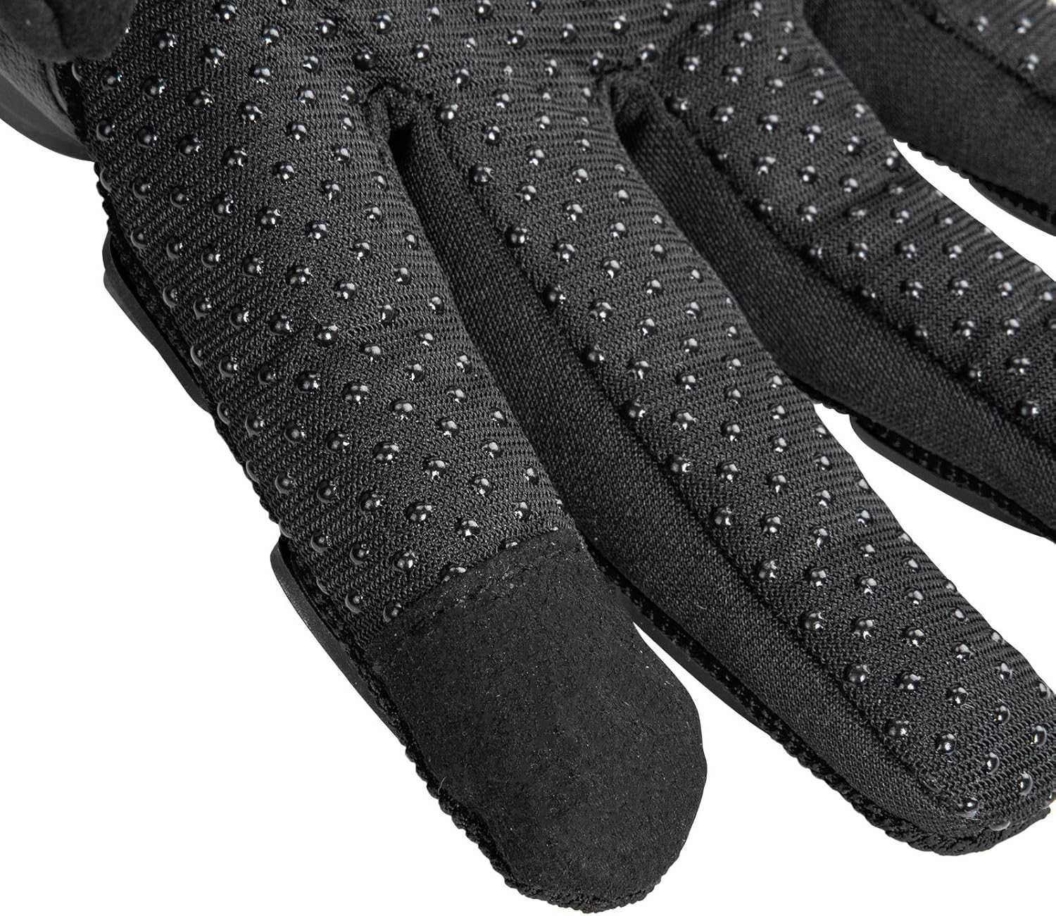 Solomone Cavalli Pro-biker Motorbike Carbon Fiber Powersports Racing Gloves (Black, X-Large) : Automotive