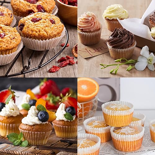 Miniatura 7 de Moldes de silicona para mordeduras de huevo, 4 tazas, moldes de silicona para huevos, ideales para magdalenas, pasteles, tartas, panes (2 unidades,