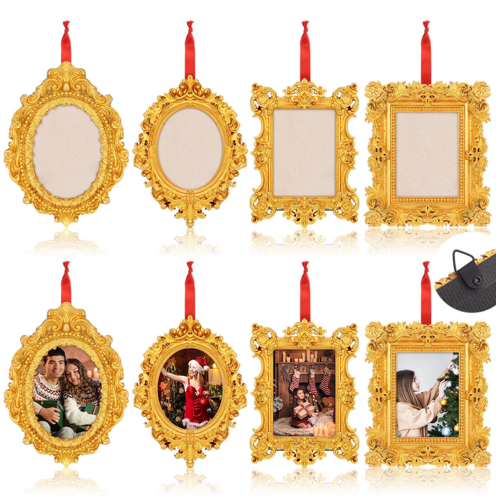 Amazon.com - Vercraft 8 Pcs Mini Picture Frame Ornament for