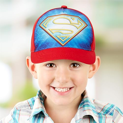 Miniatura 4 de DC Comics Boys' Super Hero Baseball Cap - 3D Superman, Batman, Justice League Hat (2T-7)