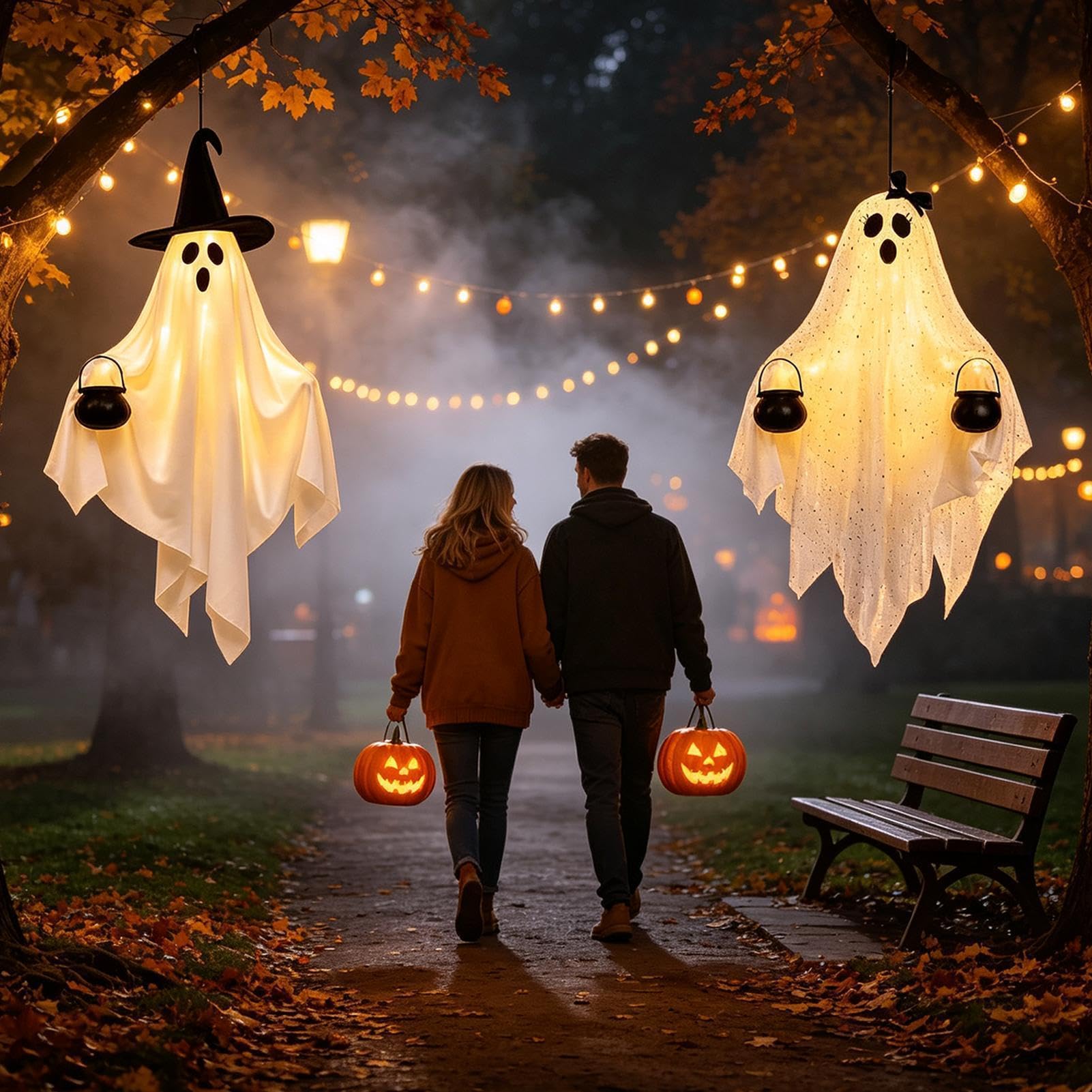 Decorazioni Halloween Per Esterni 2 Pezzi Decorazione Cappello da Spettrale