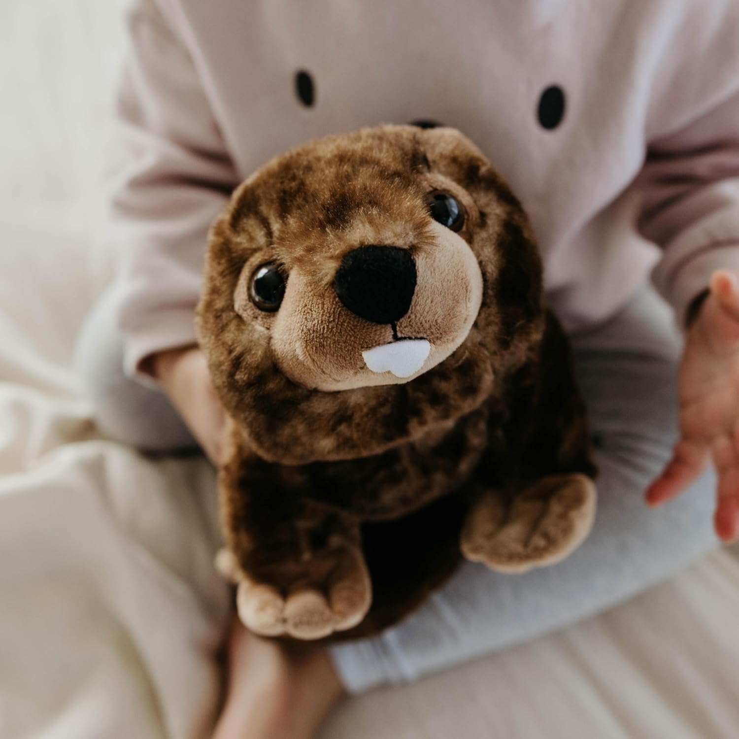 The Petting Zoo Beaver Stuffed Animal, Gifts for Kids, Wild Onez Zoo Animals, Beaver Plush Toy 12 inches - Image 5