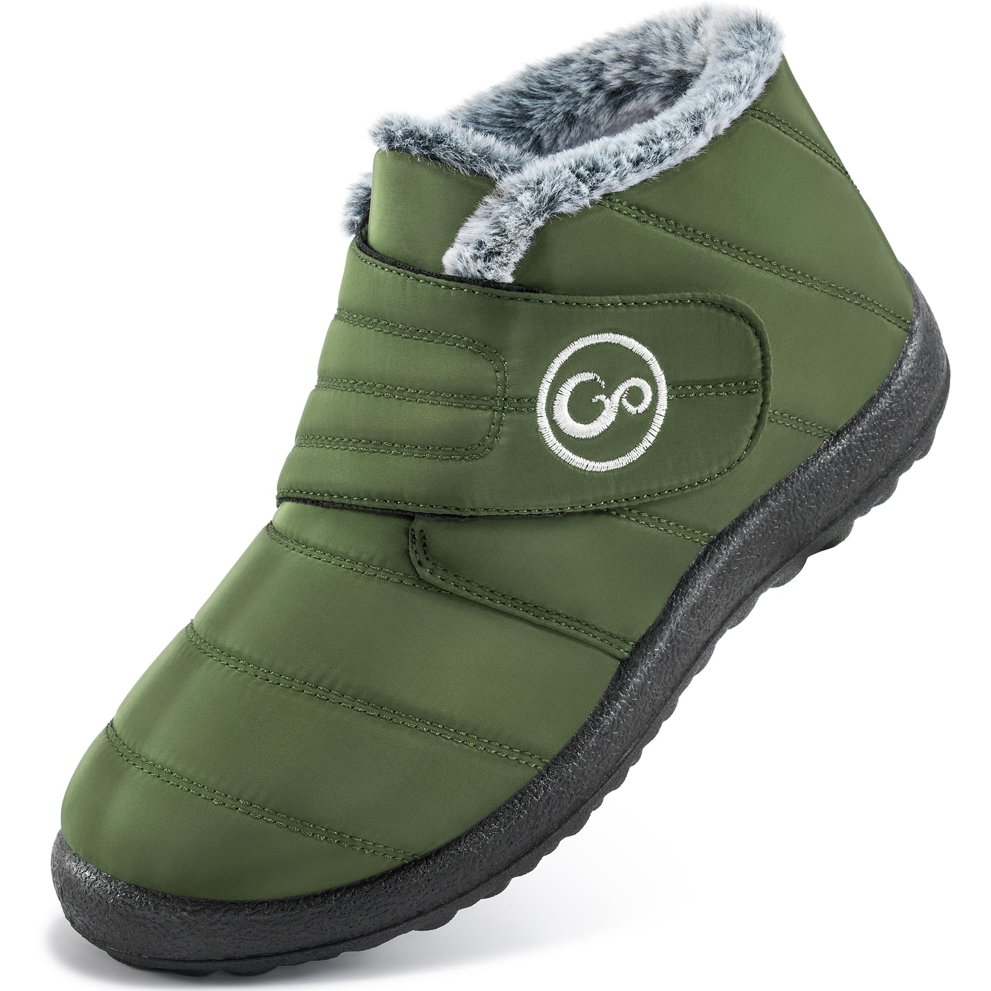 Almusen Womens Winter Snow Boots Comfortable Lightweight Warm Fur Lined Non Slip Walking Waterproof Outdoor Ankle Booties