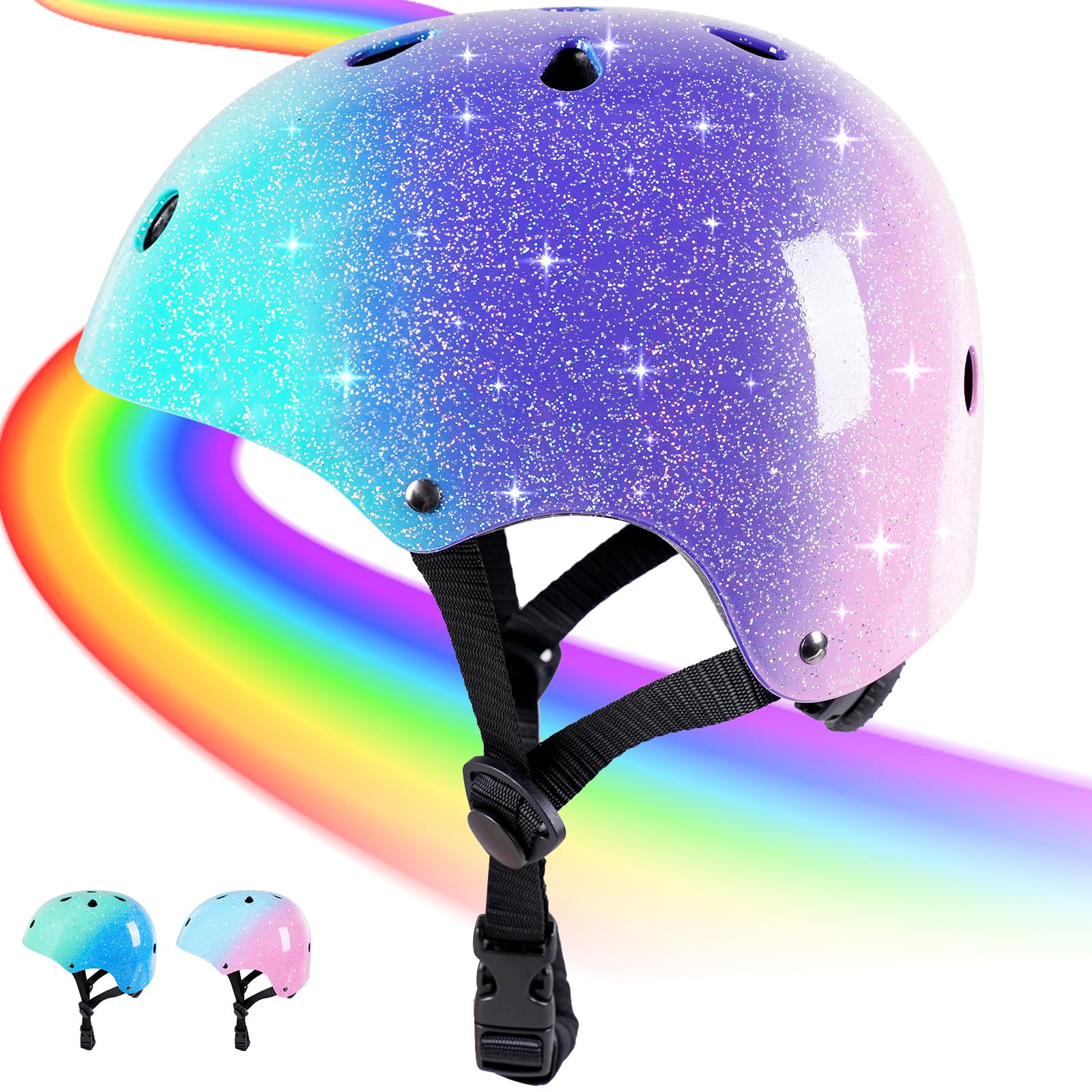 Kids Bike Helmet for 3-5-8-14 Years Kids Girls Boys Youth Bicycle Helmet for Scooter Balance Bike Roller Skating