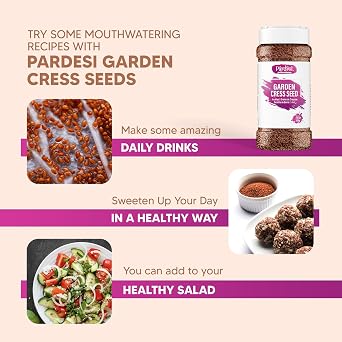 Pardesi Halim Seeds (Aliv, Garden Cress) 300g, for Ladoo & Drinks