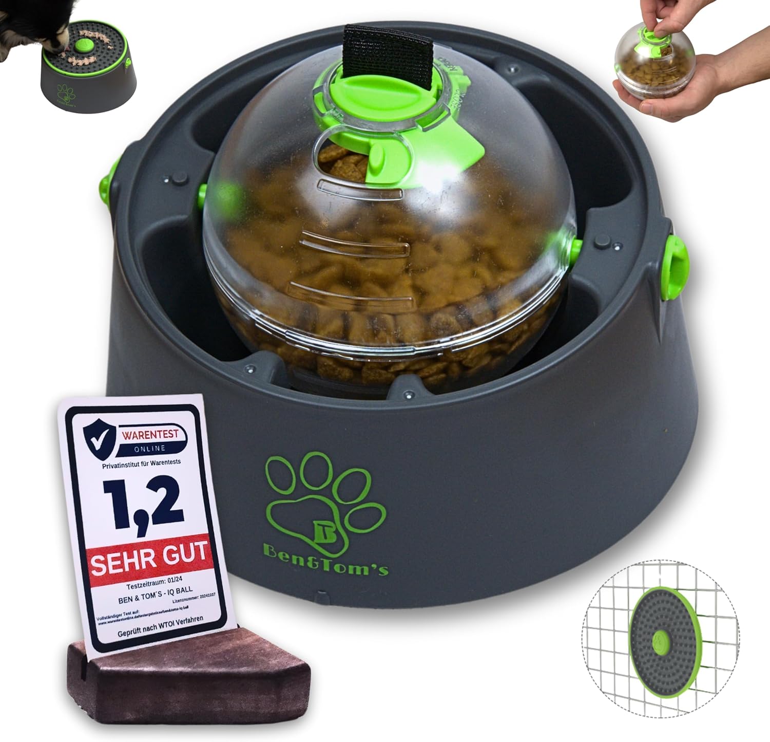 Ben & Tom's Interactive Dog Toy - IQ labda kutyáknak