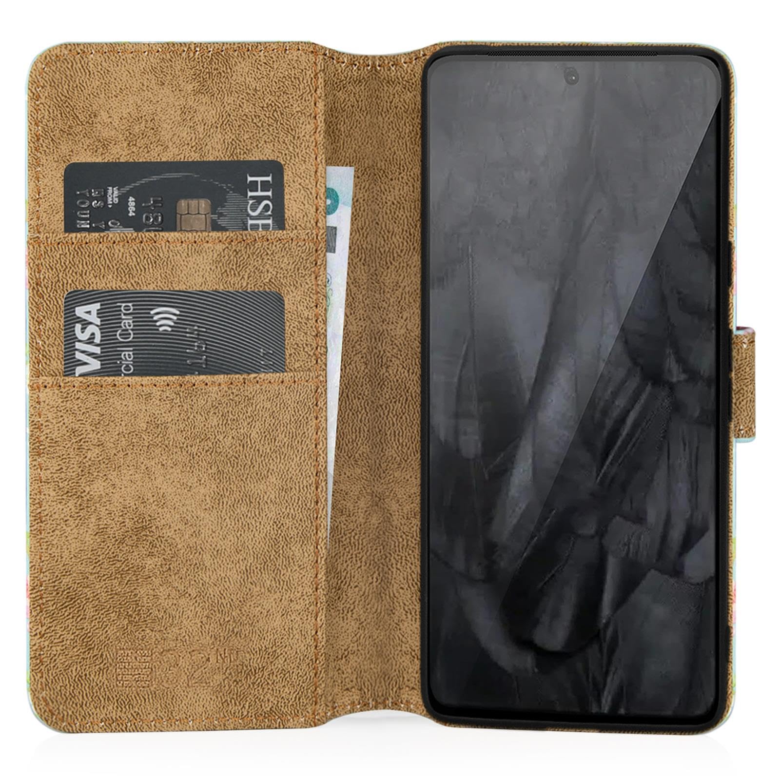 32nd Serie Classica 2.0 - Custodia a Portafoglio in Pelle Vera per Google Pixel 8 PRO, Case con Slot per Sched di Blocco RFID, Chiusura Magnetica e Supporto Integrato - Borgogna