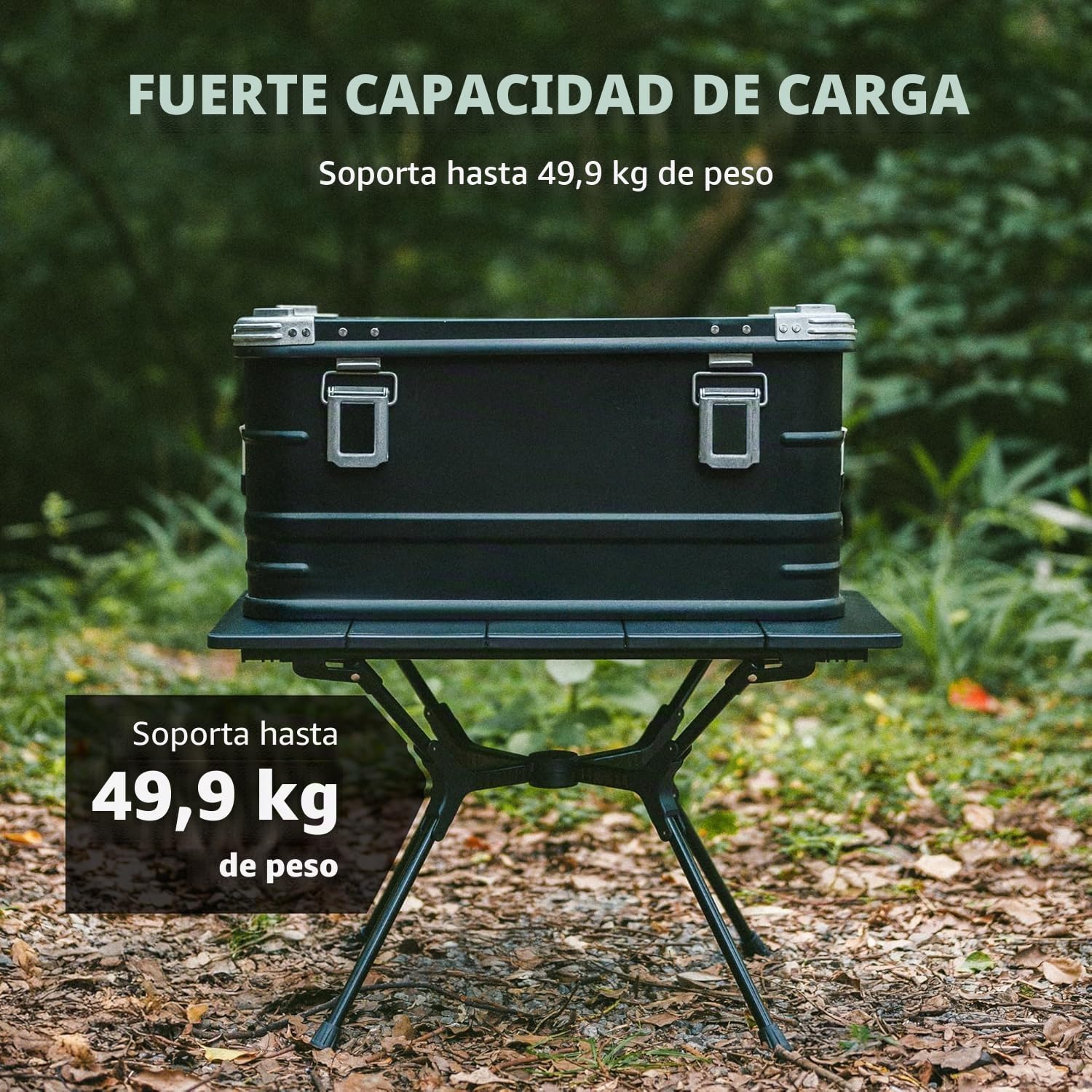 Naturehike Mesa de camping plegable de aluminio, plegable, ligera, para picnic, fiesta, jardín, senderismo, viajes, con bolsa de transporte