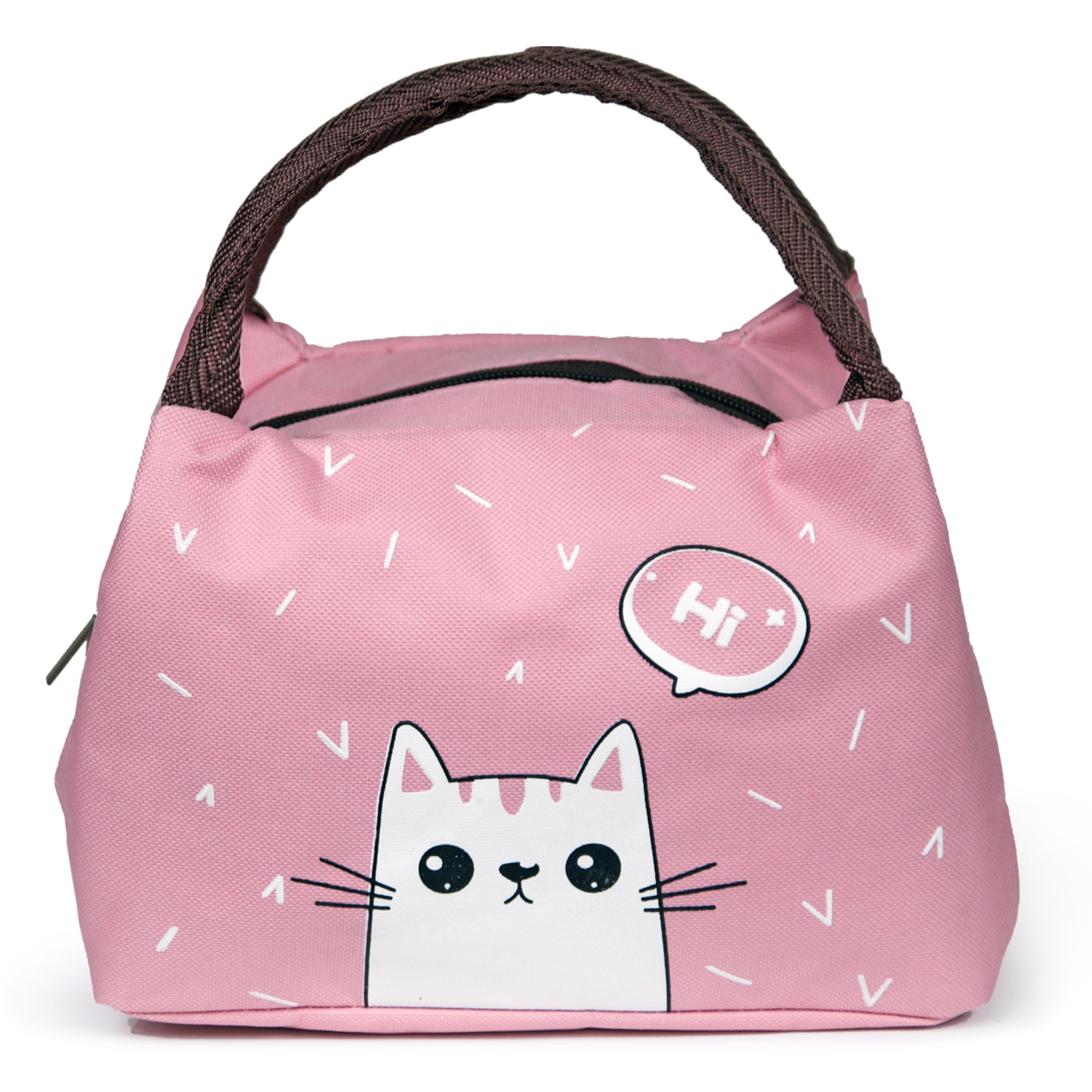 Vicloon Borsa Termica Porta Pranzo con Borsa per Posate, 23x13.3x25.5cm Pranzo T