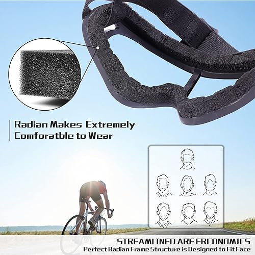 Miniatura 6 de Paquete de 2 gafas para motocicleta, ATV a prueba de polvo, para esquí, carreras, equitación, todoterreno, impermeables, para motocross