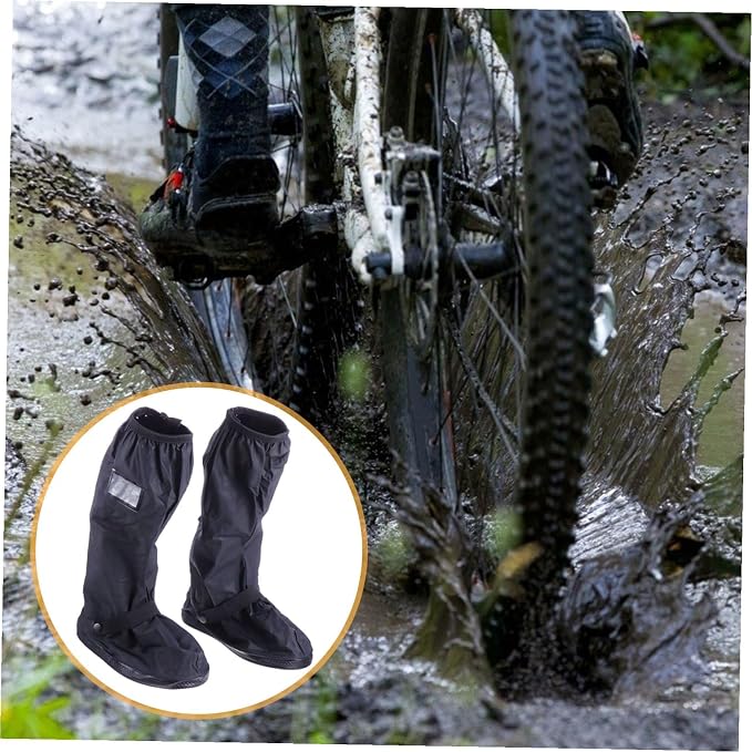 Par de cubrezapatos para pesca y ciclismo impermeables miniatura 4