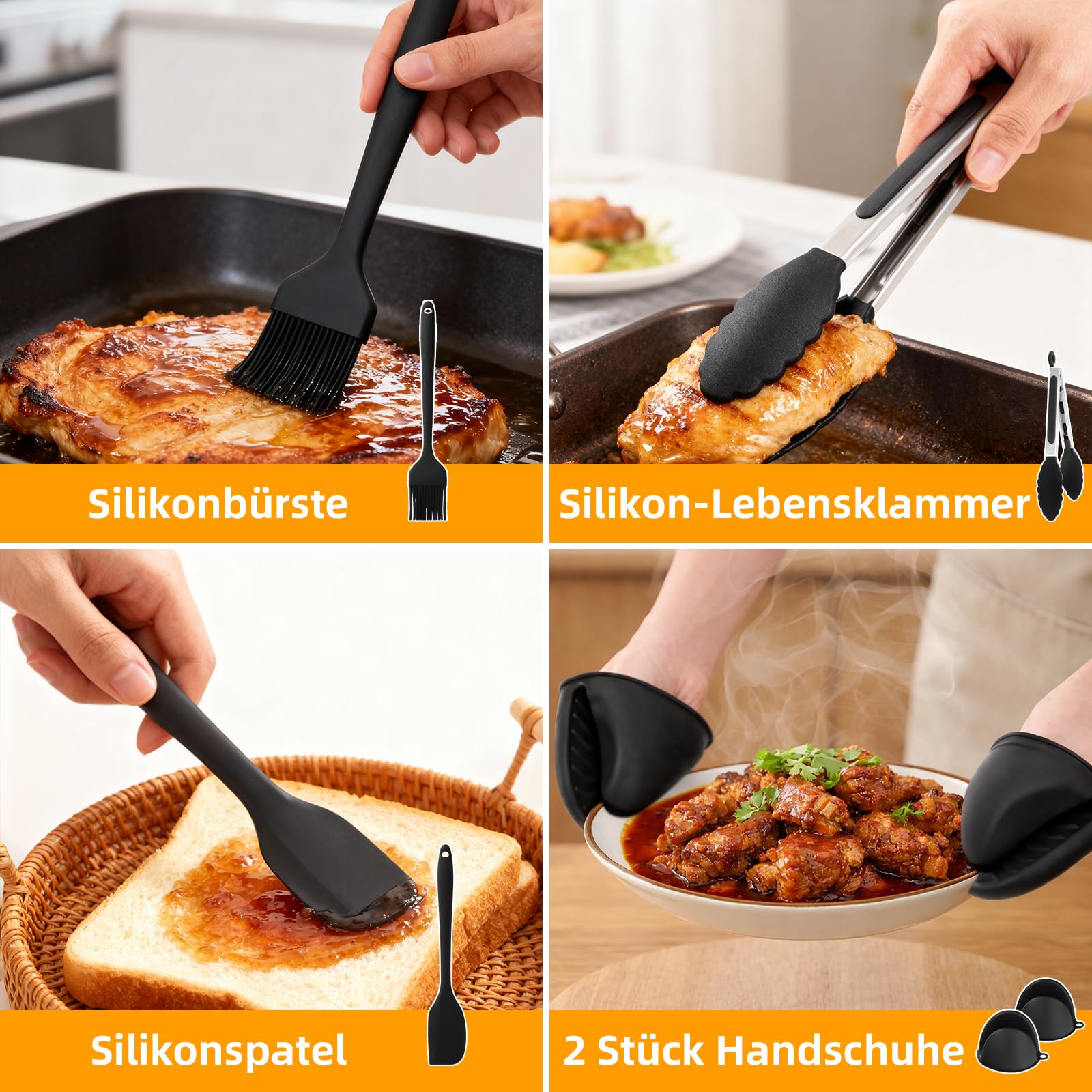 Zubehör Set für COSORI Turbo Tower Compact 8,6 L DC861 16-teilig