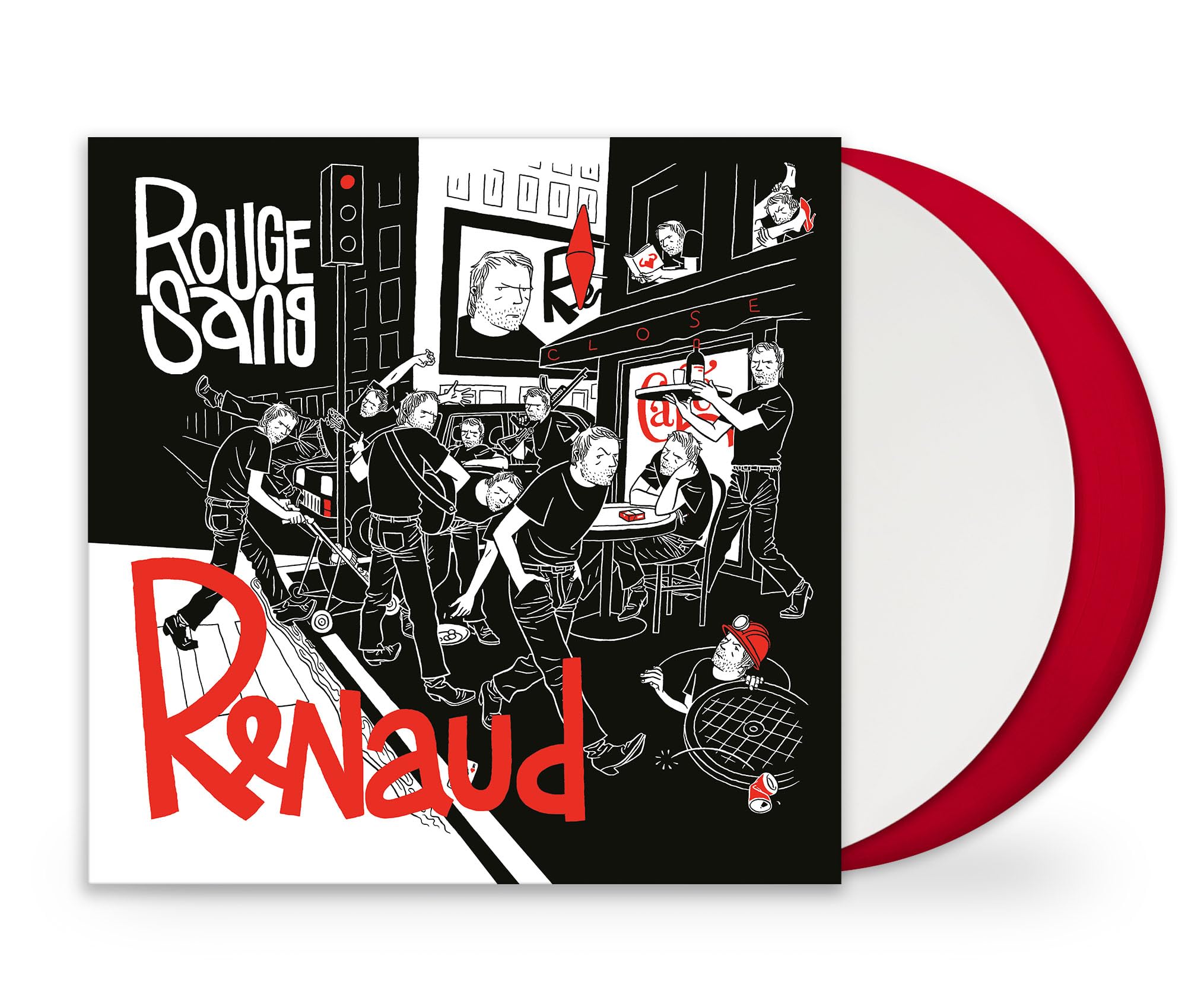 Rouge Sang Double Vinyle Couleur (50 Ans de Carrière) [VINYL]
