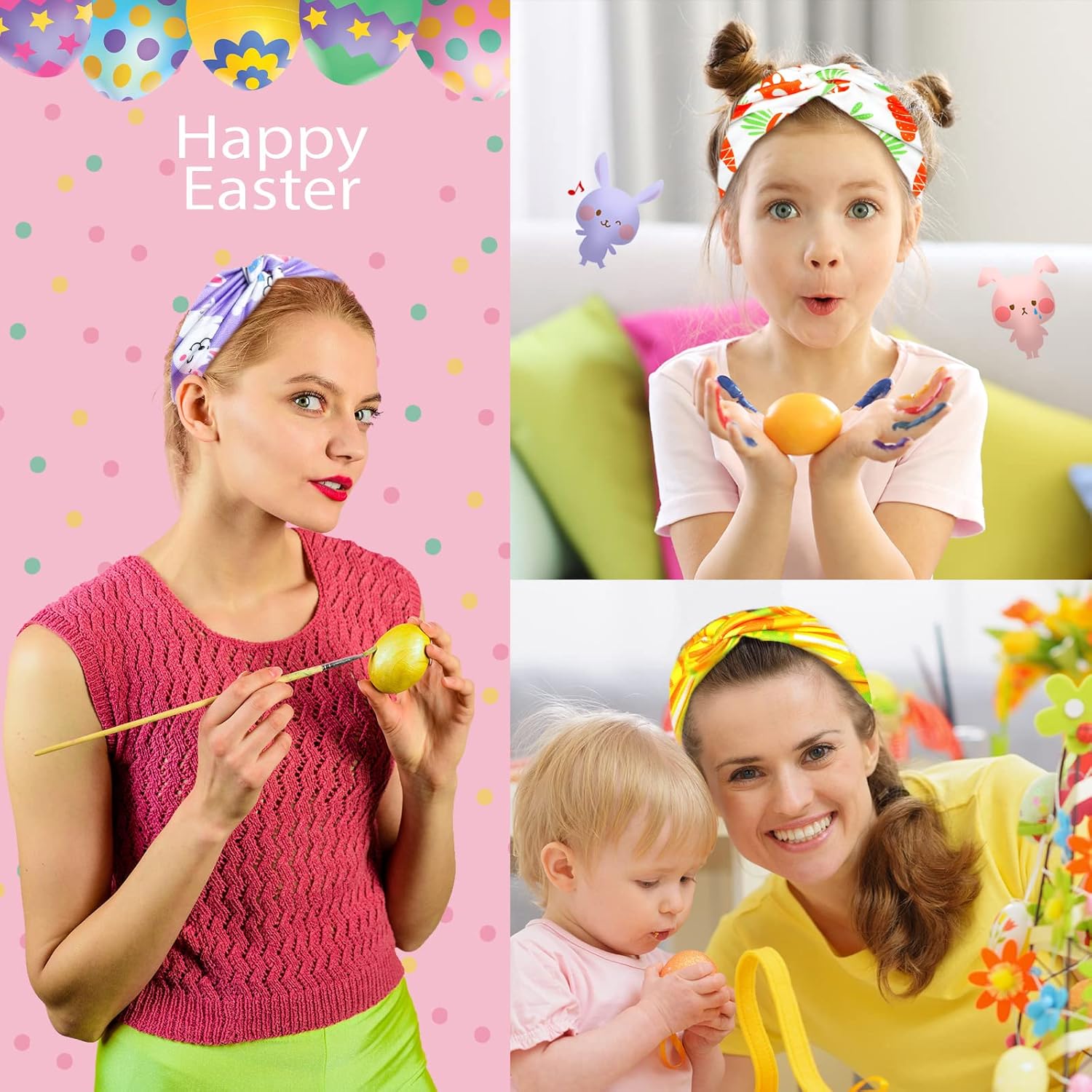 21 Pcs St. Patrick's Day Green Headbands Easter Valentine's Day Headband Shamrocks Heart Headband Elastic Wide Hair Wrap Stretchy Hairband Assorted Styles Hair Accessories for Yoga Running Workout : Clothing, Shoes & Jewelry