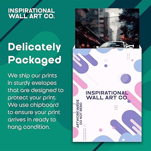 Miniatura 3 de Inspirational Wall Art Co. - Coordinado  Póster Toyota Supra 1994 - Decoración de habitación de niños - 11 x 14 pulgadas sin marco