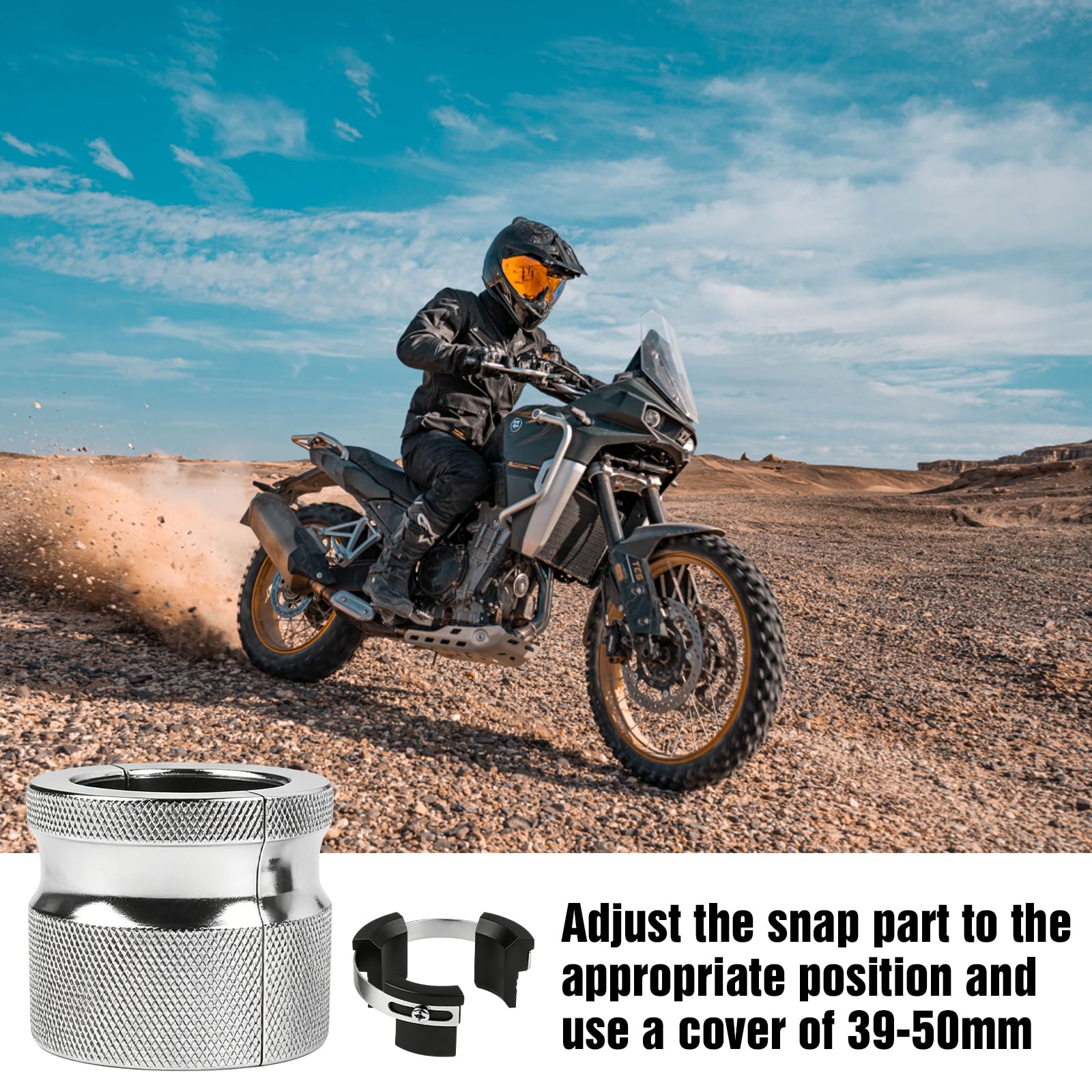 Outil Montage Joint Spi Fourche: 39-50 Mm Joint De Fourche Moto, Réglable Outil Installation De Joints De Fourches, Pratique Et Résistant Pilote De Joint Spi De Fourches Pour Moto