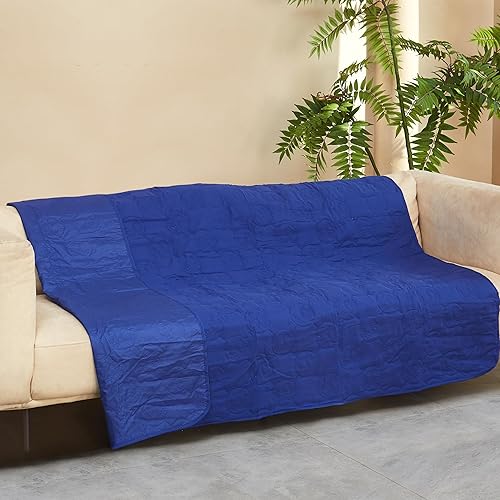 Miniatura 12 de Kritter Planet Funda antideslizante para sofá para mascotas, funda impermeable para cama de perro, lavable y protector de muebles para perros y