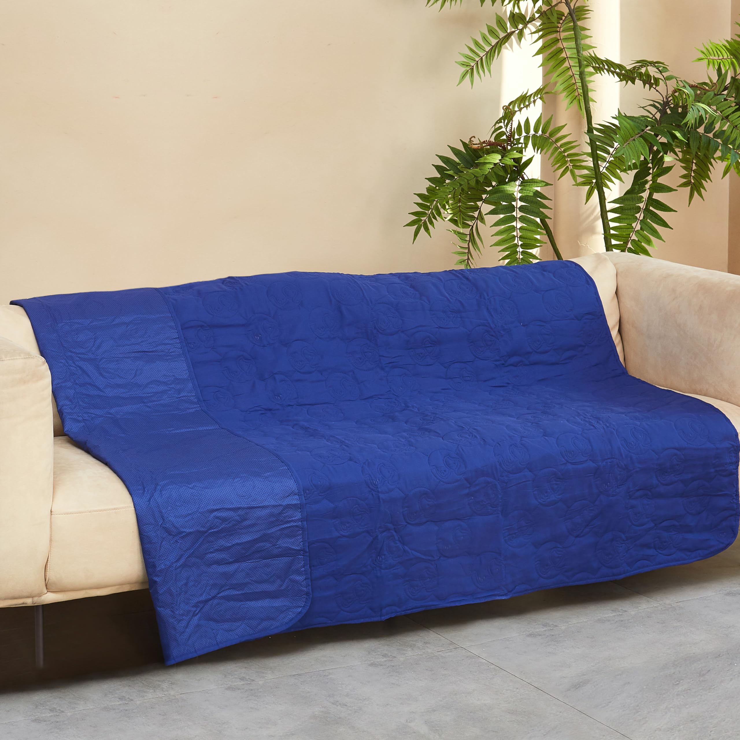 Kritter Planet No Slip Pet Couch Cover, Waterproof Dog Bed Cover, Washable Sofa Furniture Protector Mat for Dogs Cats