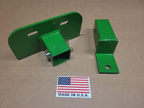 Miniatura 3 de Enganche de remolque compatible con el cortacésped John Deere Z Trak modelo Z930 y serie M, accesorio de acero de aleación resistente con