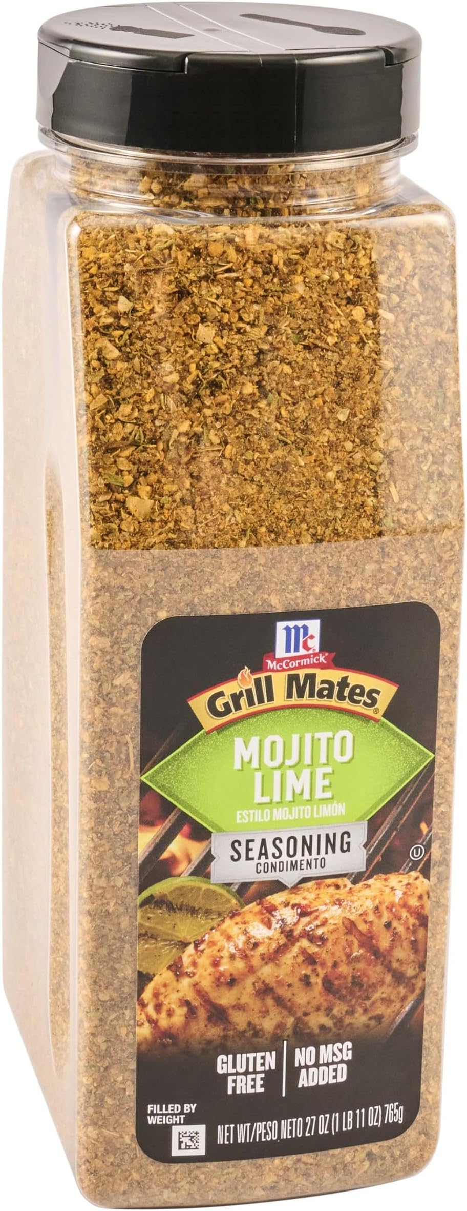 McCormick Grill Mates Mojito Lime Seasoning, 27 oz - One 27 Ounce Container of Mojito Seasoning, Perfect on Shrimp Tacos, Chicken Wings, Lamb Chops and More