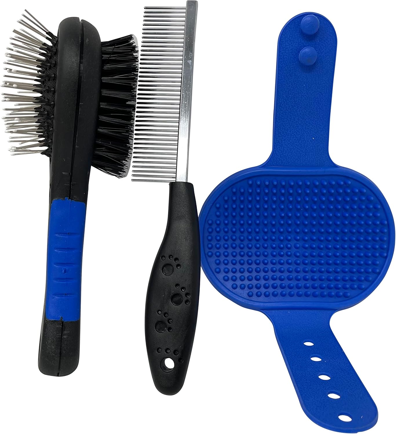 Grooming Pet Brushes 3 Pack Grooming Set For Dog Or Cat Double Sided