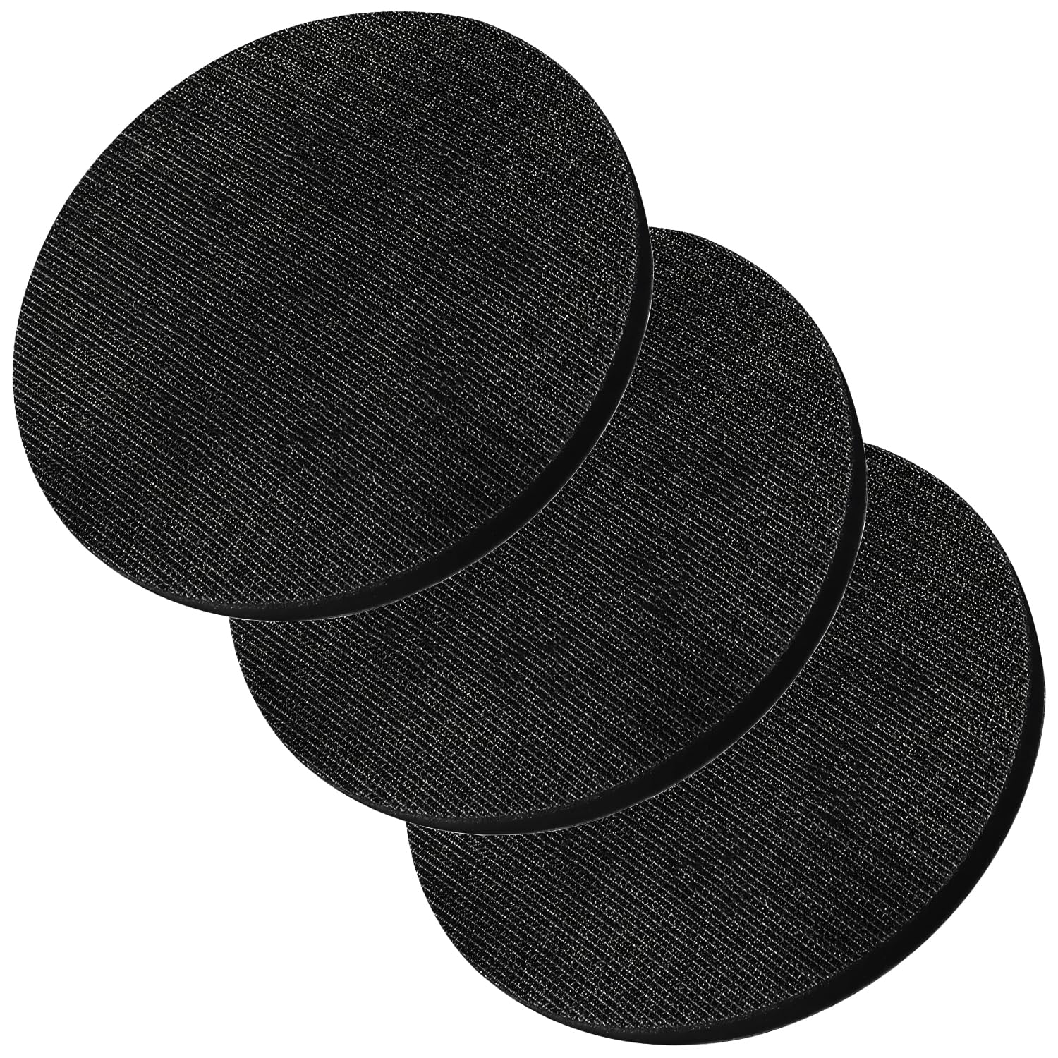 3 Pack 5 Inch Soft Density Interface Pads, 5" Hook and Loop Sponge Cushion Buffer Backing Pad Foam Sanding Pads for Orbital Sander