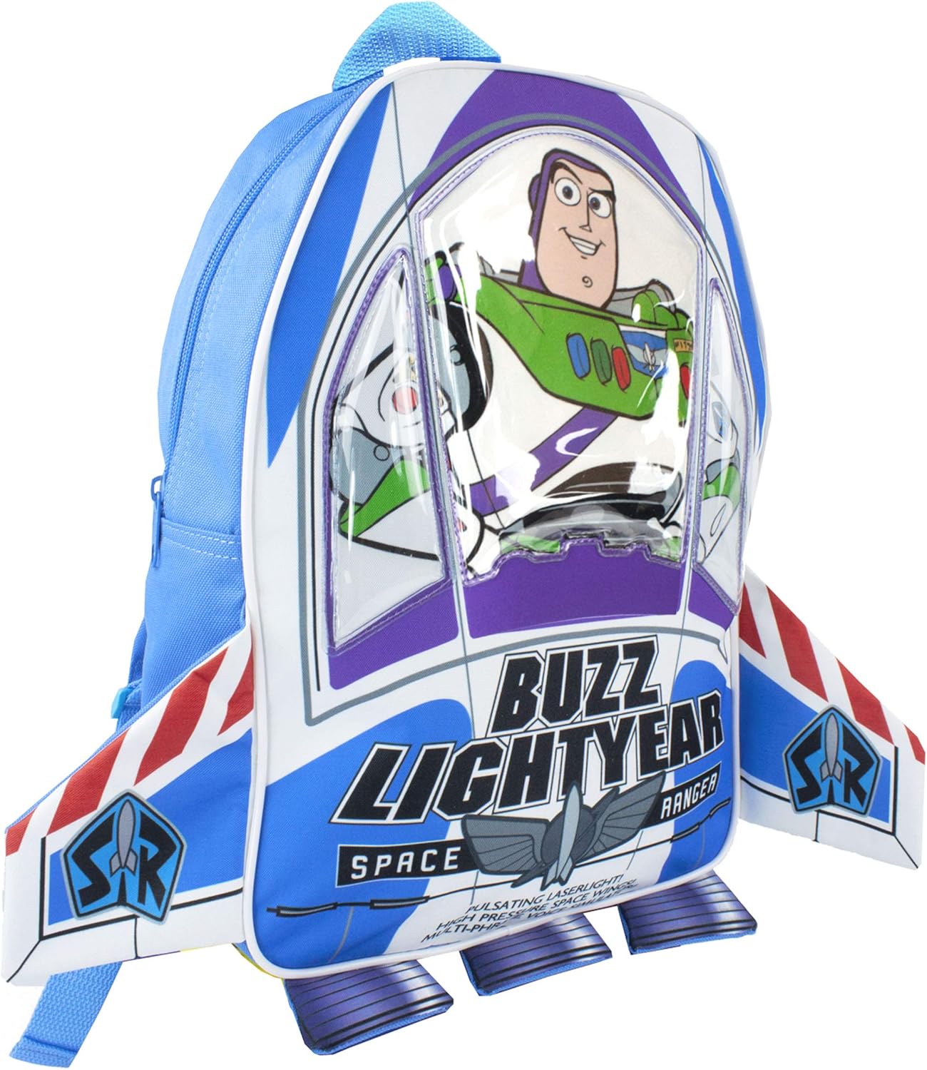 Disney Toy Story Backpack Kids Buzz Lightyear 3D Rocket Rucksack Bag