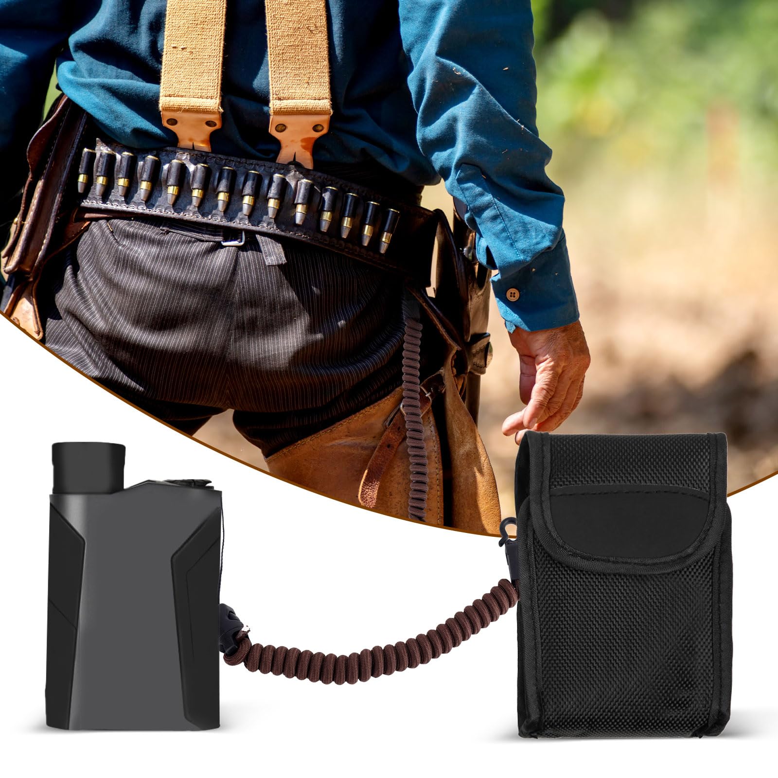 Gosknor 2pcs Rangefinder Tether, Retractable Hunting Rangefinder Lanyard,  Stretch Range 3-16 Inch : Amazon.com.au: Electronics