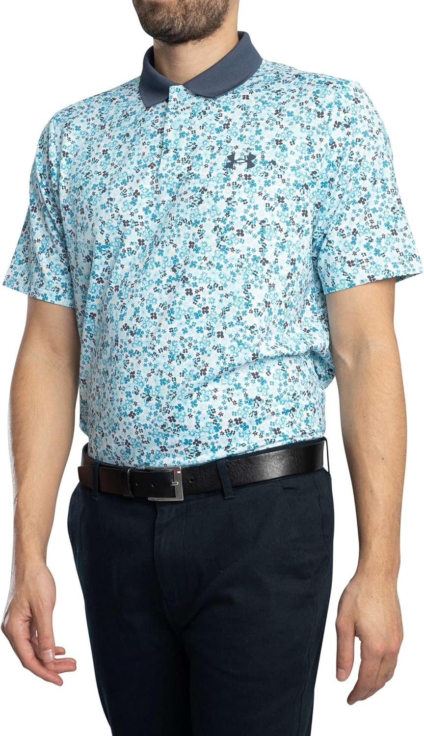 Under Armour Men's Matchplay Printed Golf Polo - Image 2