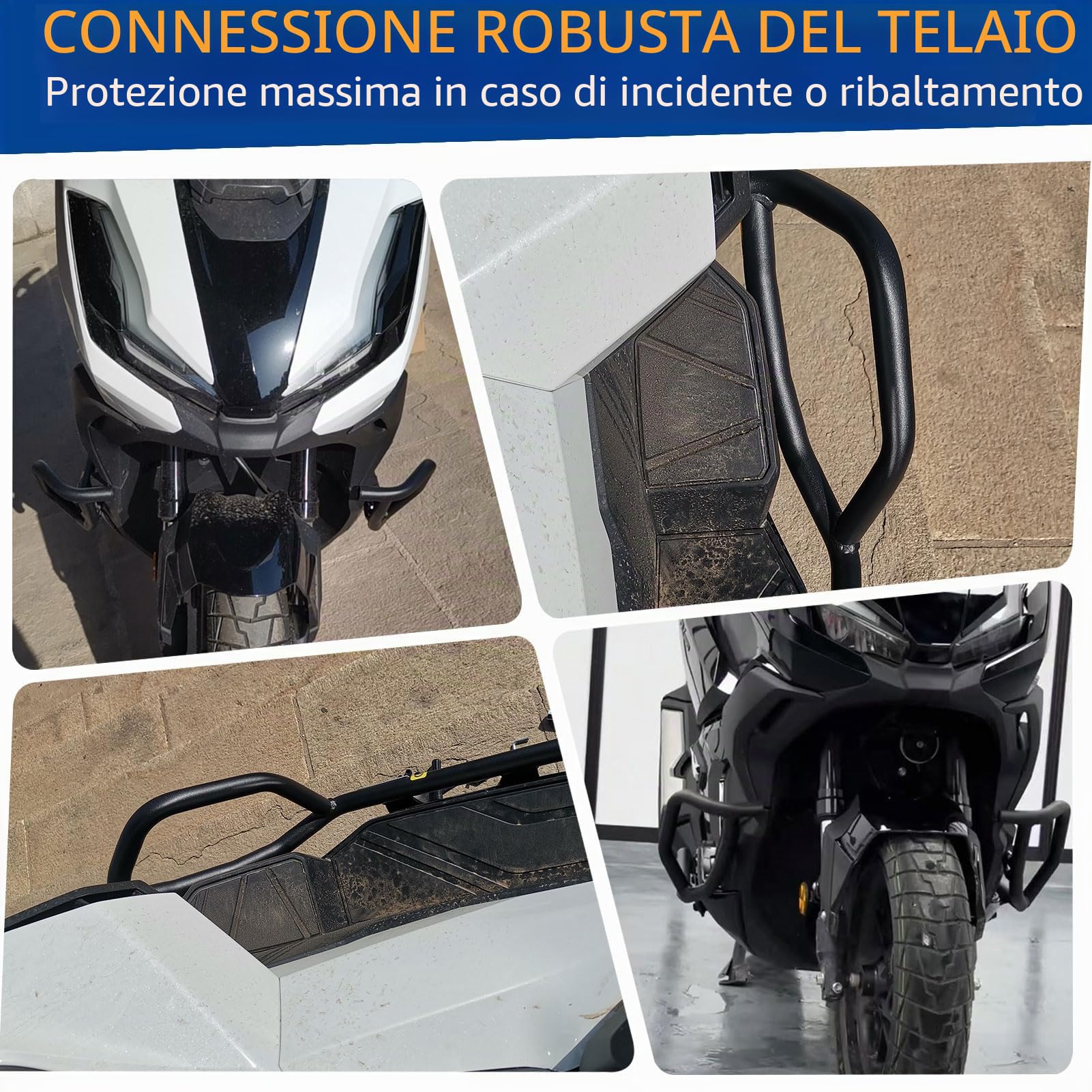 Protezione motore Barre di protezione autostradali Protezione telaio carrozzeria di ricambio per HO&N&DA ADV 350 ADV350 ADV 350 2025 Accessori Protezione anticaduta