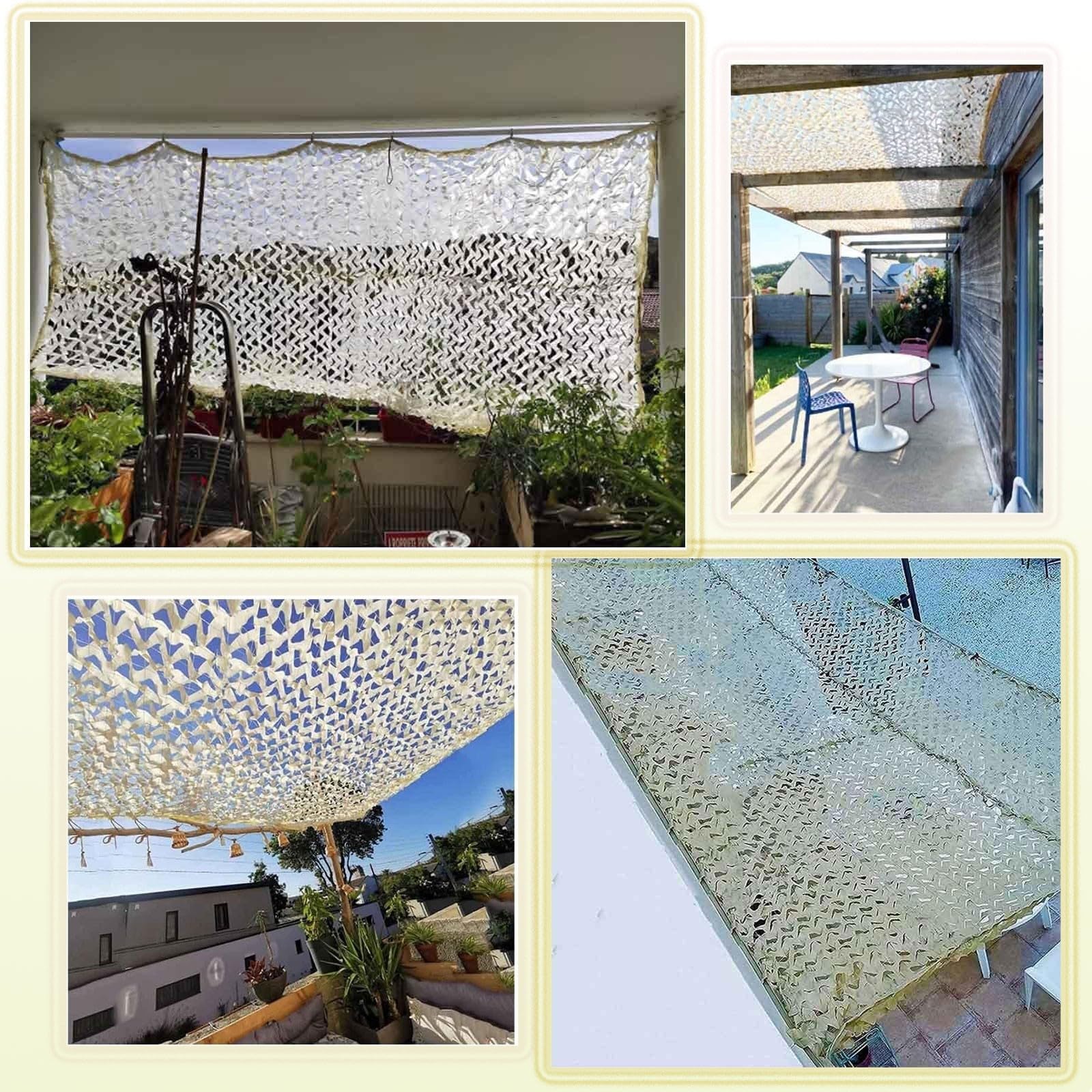 Tarnnetz tarnnetz Jagd 3x3m(9.8x9.8ft) für Dekoration Sonnenschutz Jagd Camping Outdoor Militär Garten Party Dekorationen Sonnenschirm